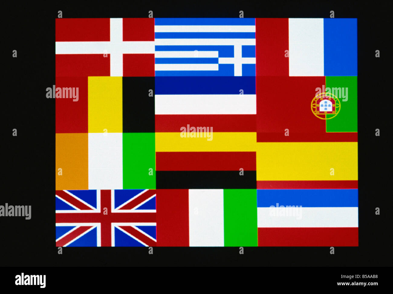 Flags of European Countries Stock Illustration - Illustration of business,  flags: 11193157