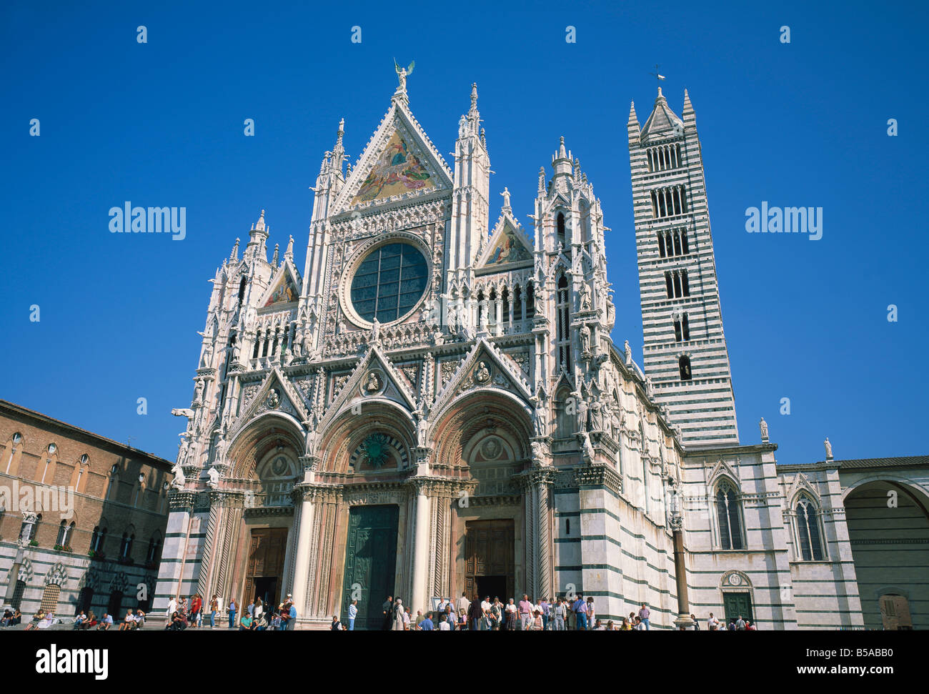 The Cathedral in Siena Tuscany Italy R Rainford Stock Photo