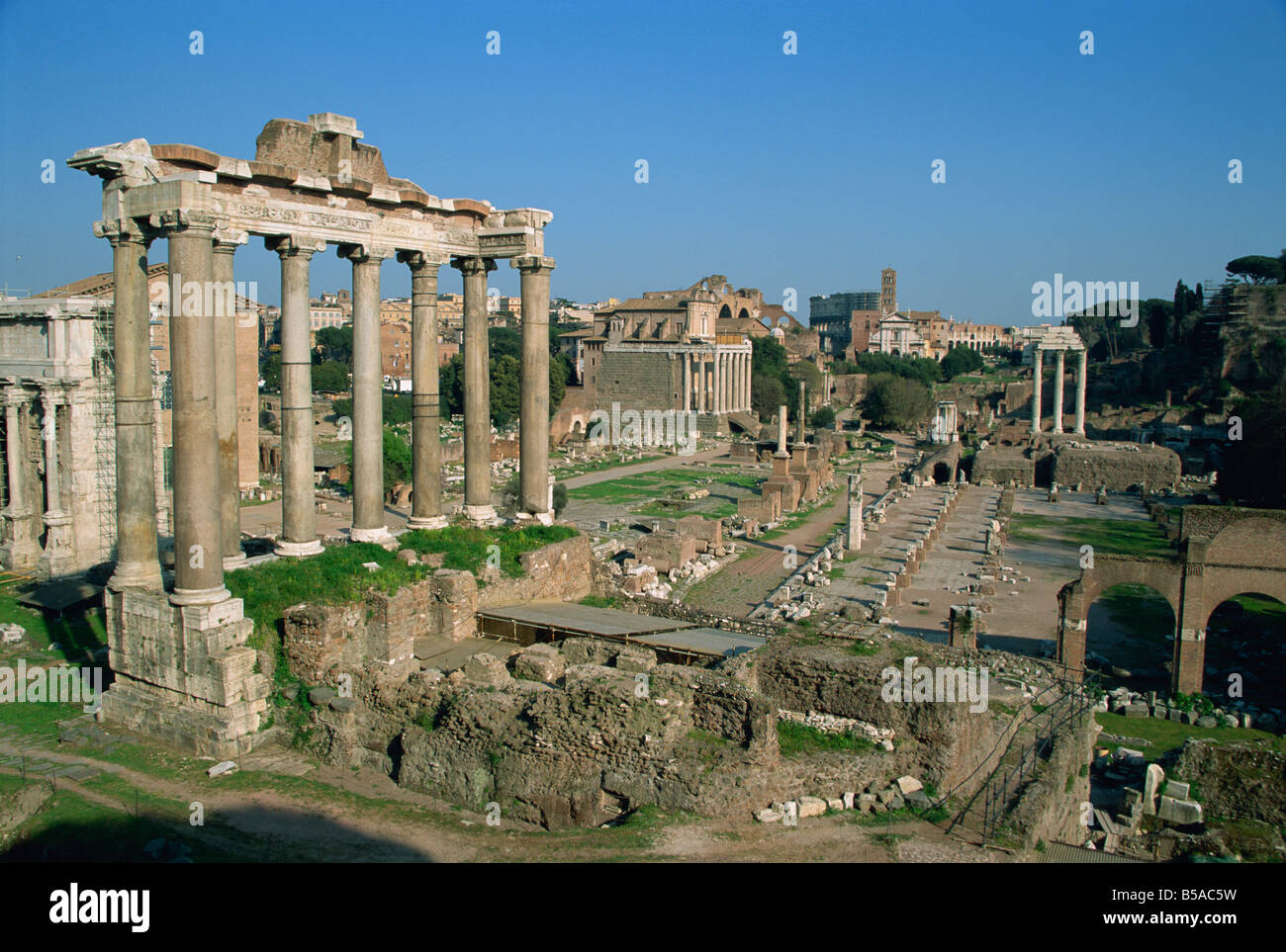The Forum Rome Lazio Italy R Rainford Stock Photo