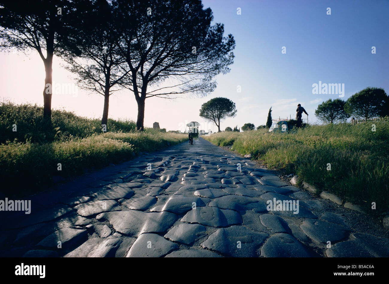 Appia Antica (The Appian Way), Rome, Lazio, Italy, Europe Stock Photo