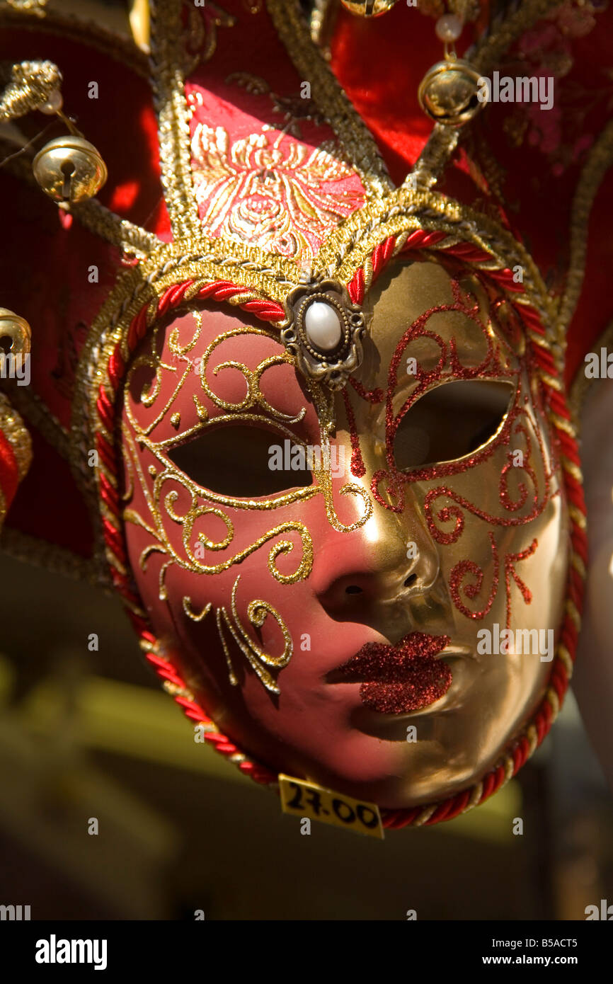 Venetian Mask, Venice, Veneto, Italy, Europe Stock Photo