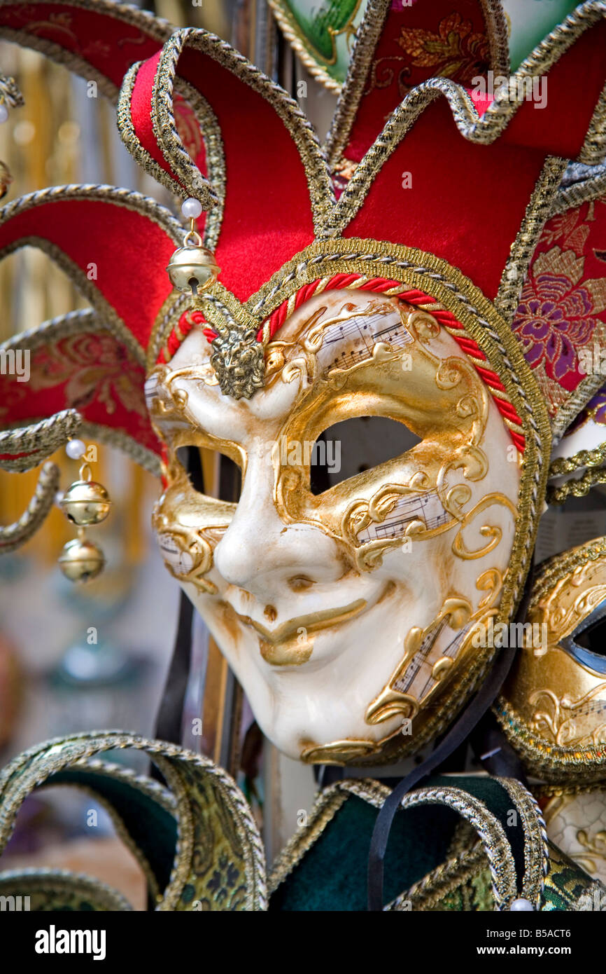 Venetian Mask, Venice, Veneto, Italy, Europe Stock Photo