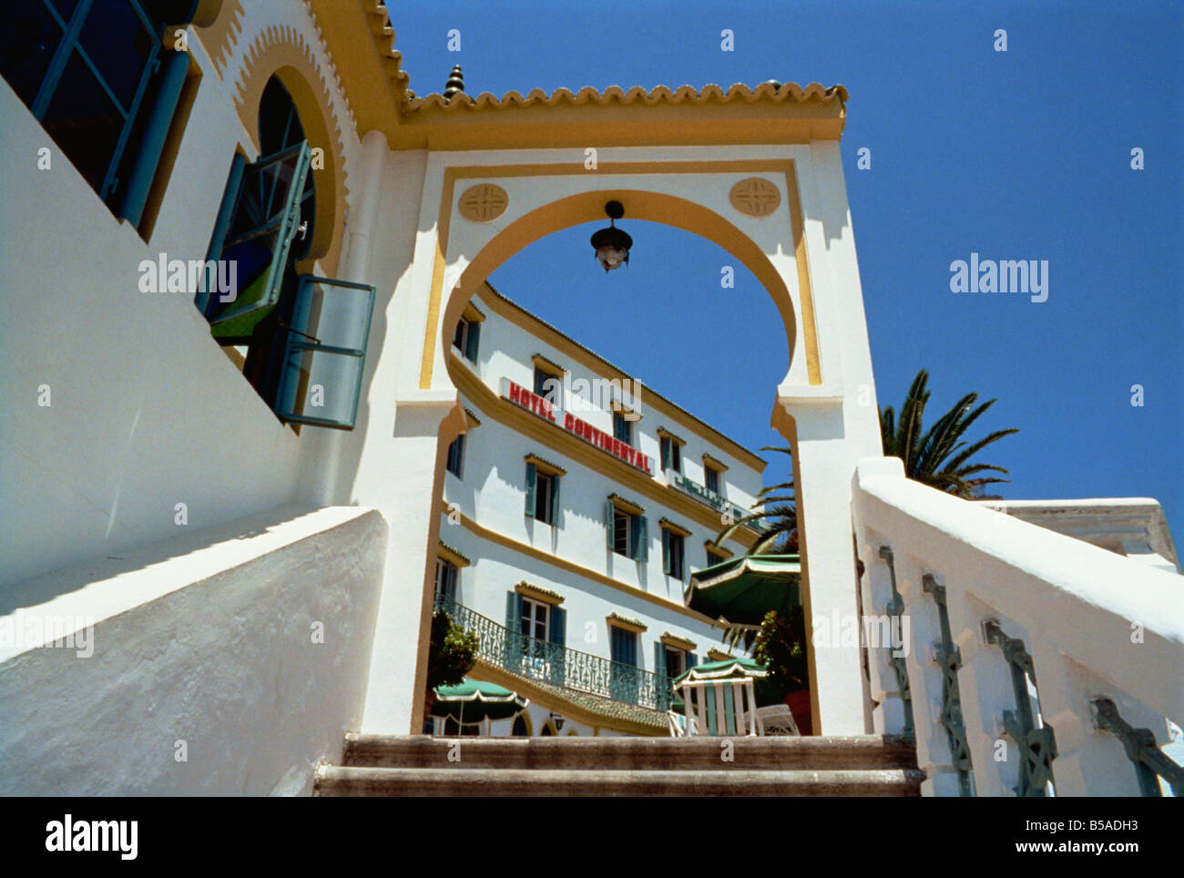 Continental Hotel, Tangiers, Morocco, North Africa, Africa Stock Photo