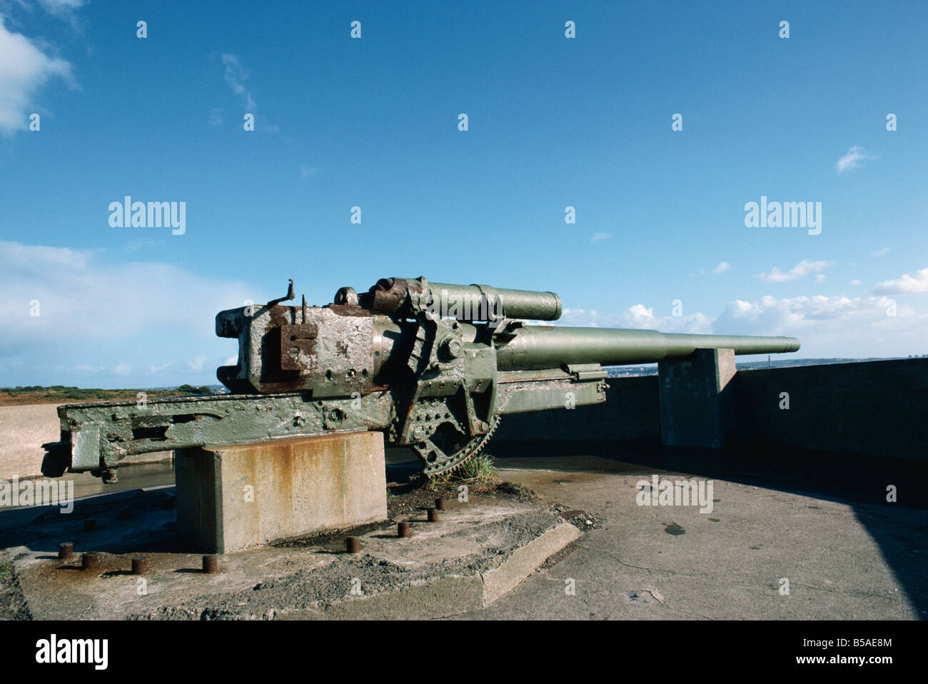 German gun Jersey Channel Islands United Kingdom Europe Stock Photo Alamy