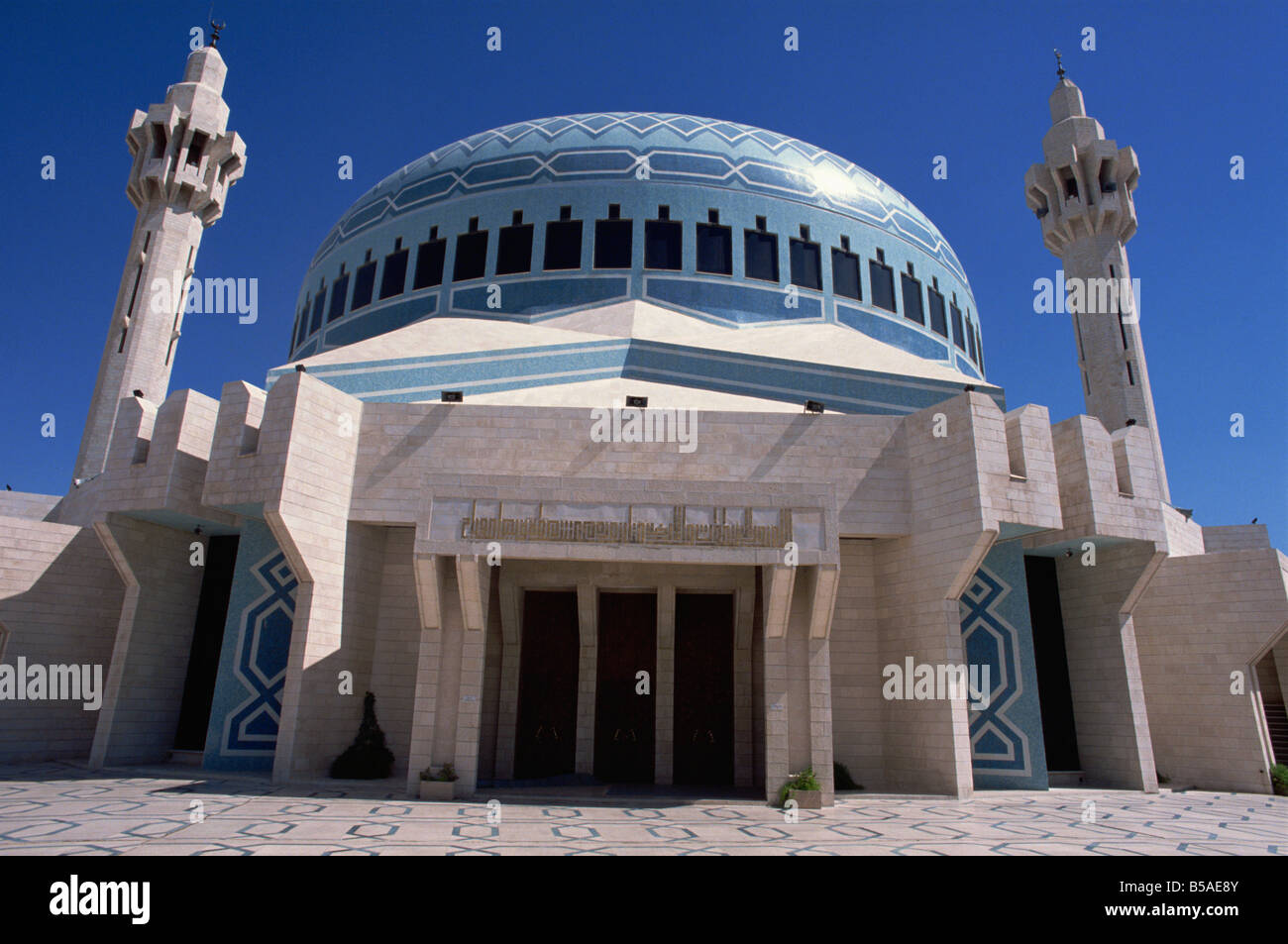 Abdullah Mosque Amman Jordan Middle East Stock Photo