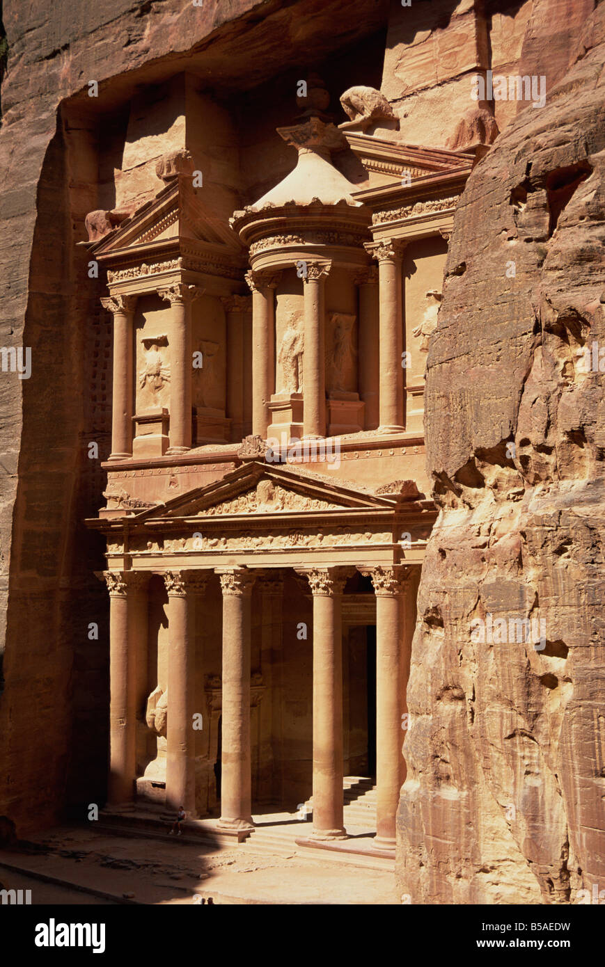 Al Khazneh Treasury Petra Jordan N Clark Stock Photo