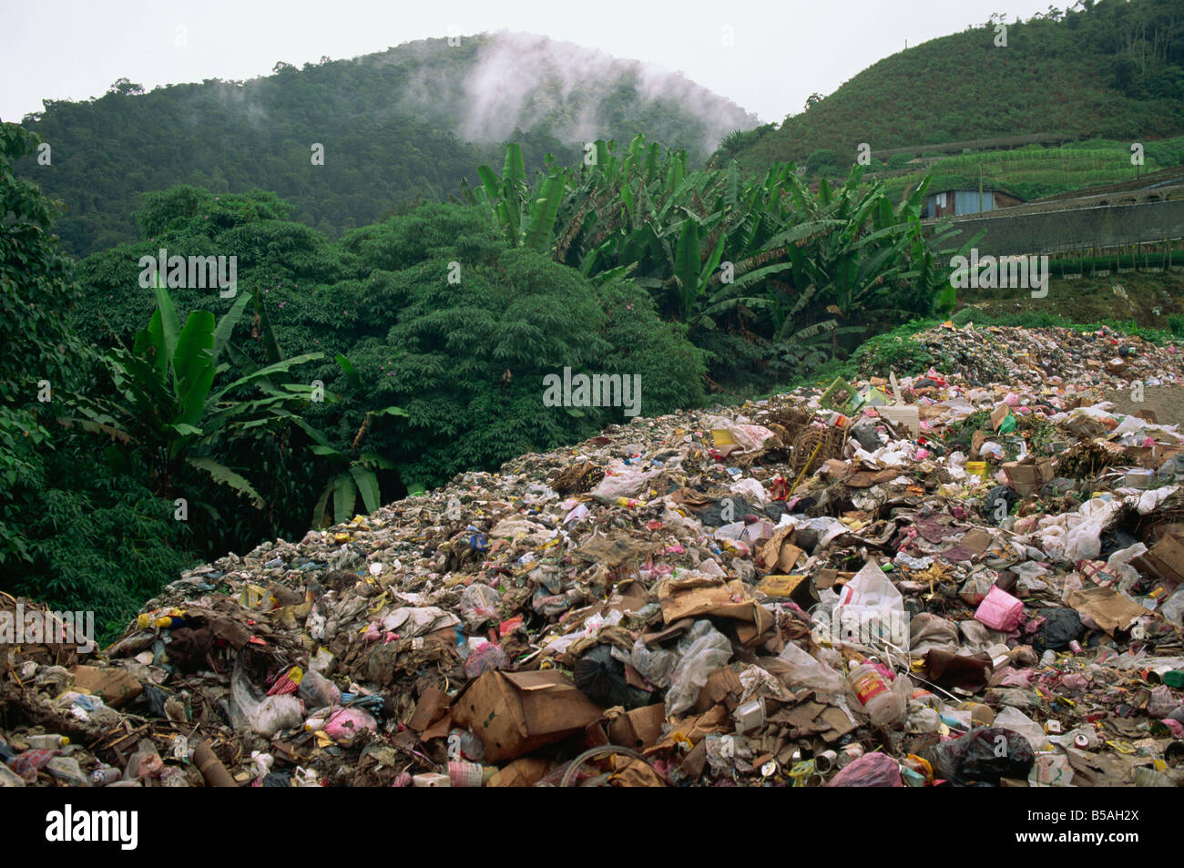 Rubbish dump in jungle, Malaysia, Southeast Asia Stock Photo Alamy