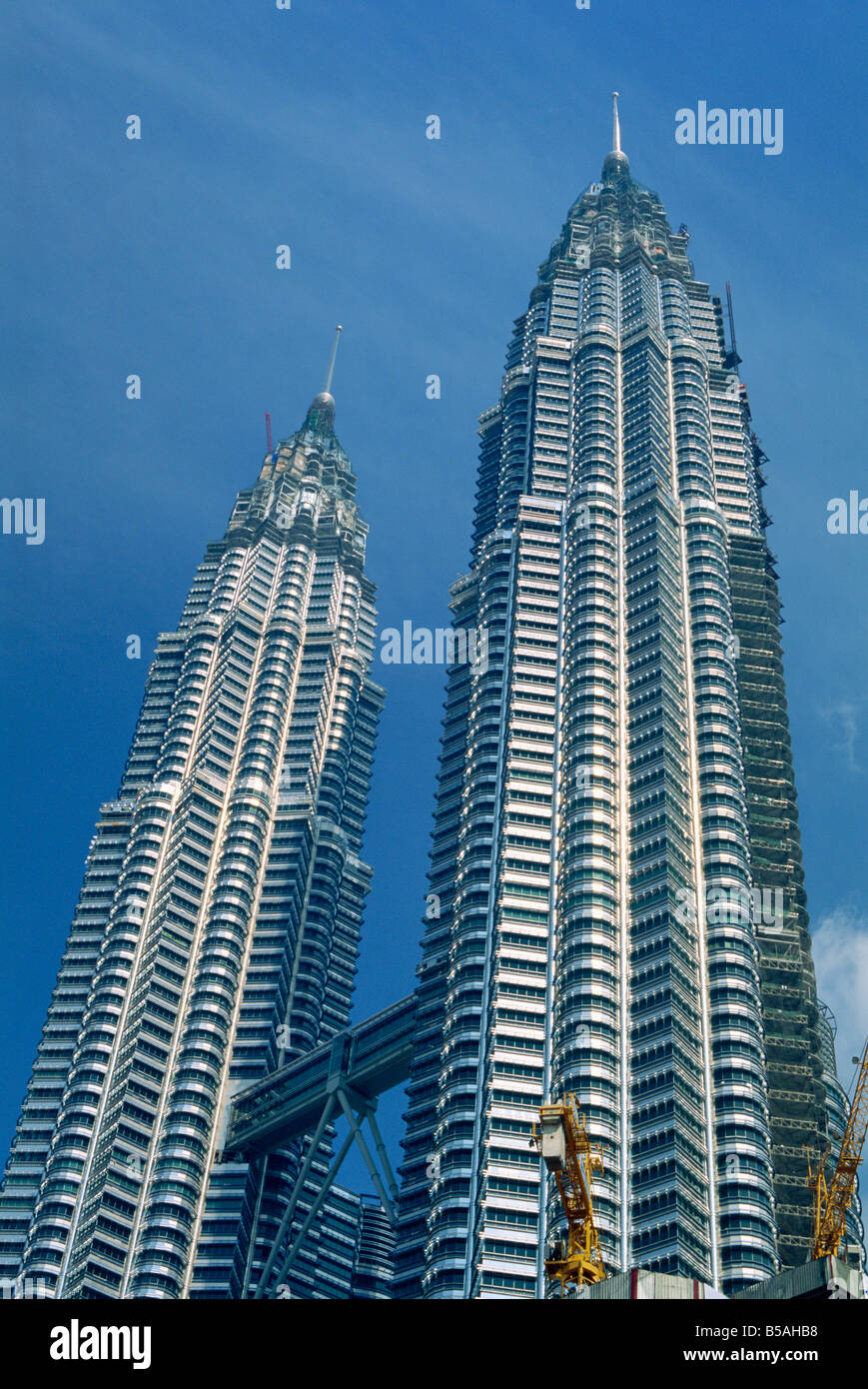 Petronas Towers, the world's second tallest building, Kuala Lumpur, Malaysia, Southeast Asia Stock Photo