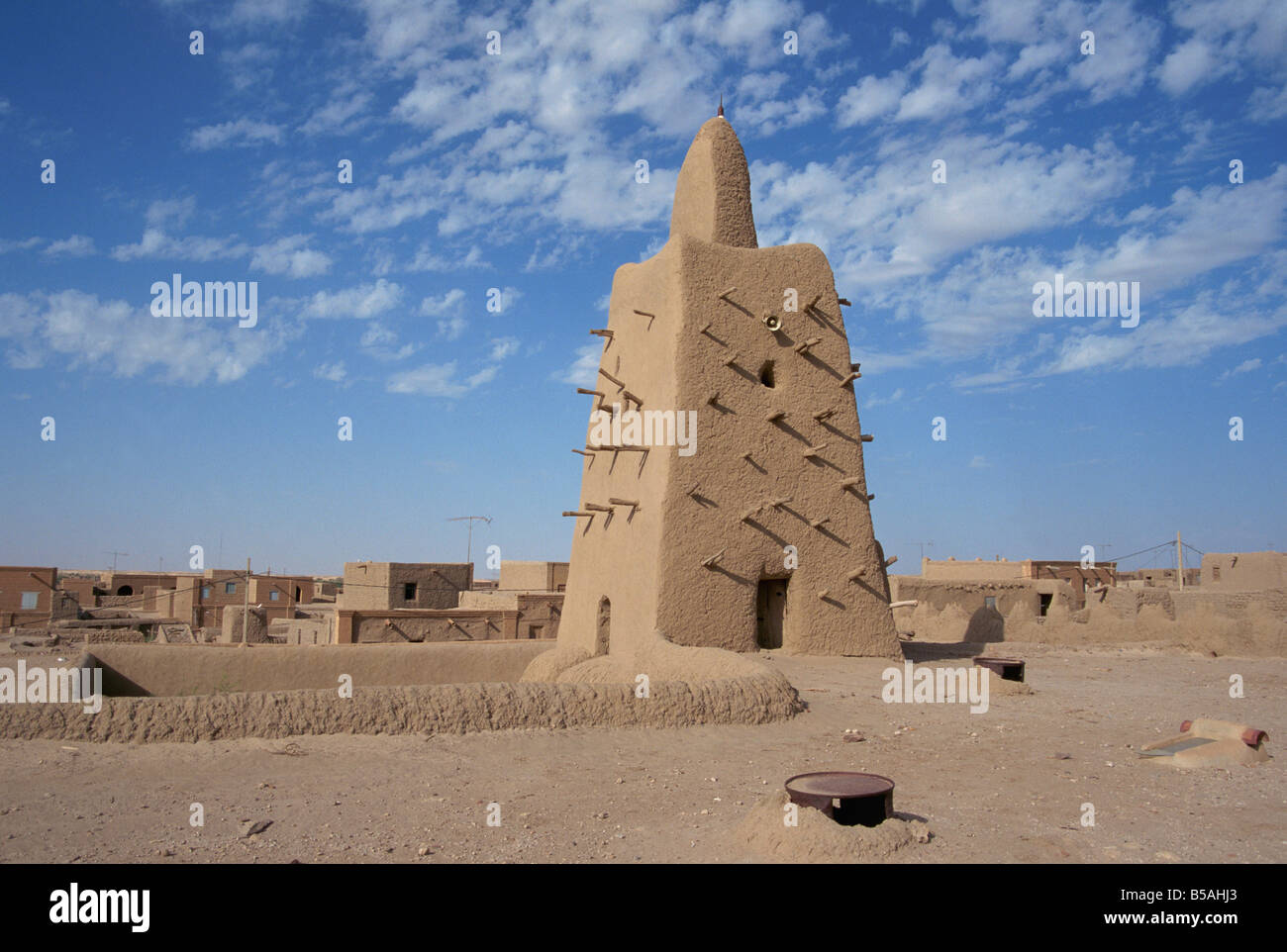 The Djinguereber Mosque Timbuktu UNESCO World Heritage Site Mali West Africa Africa Stock Photo
