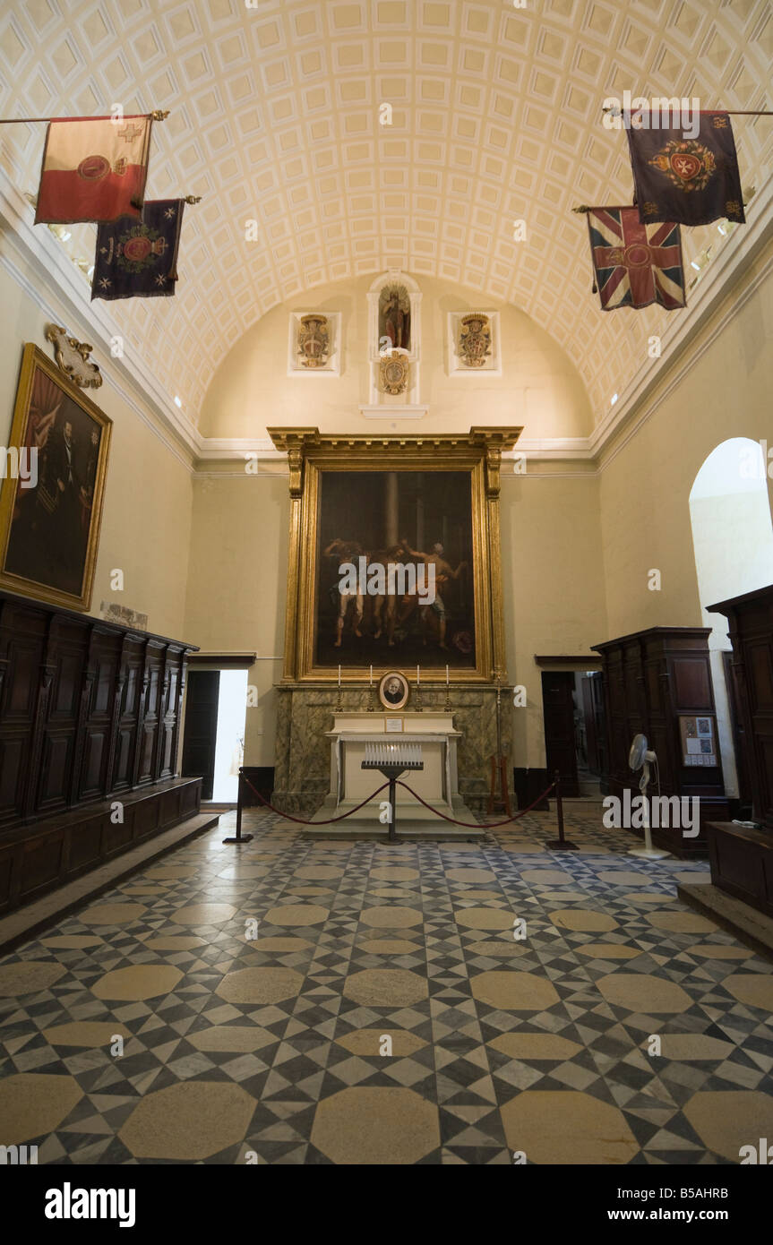 Interior of St. Johns Co-Cathedral, Valletta, Malta, Europe Stock Photo