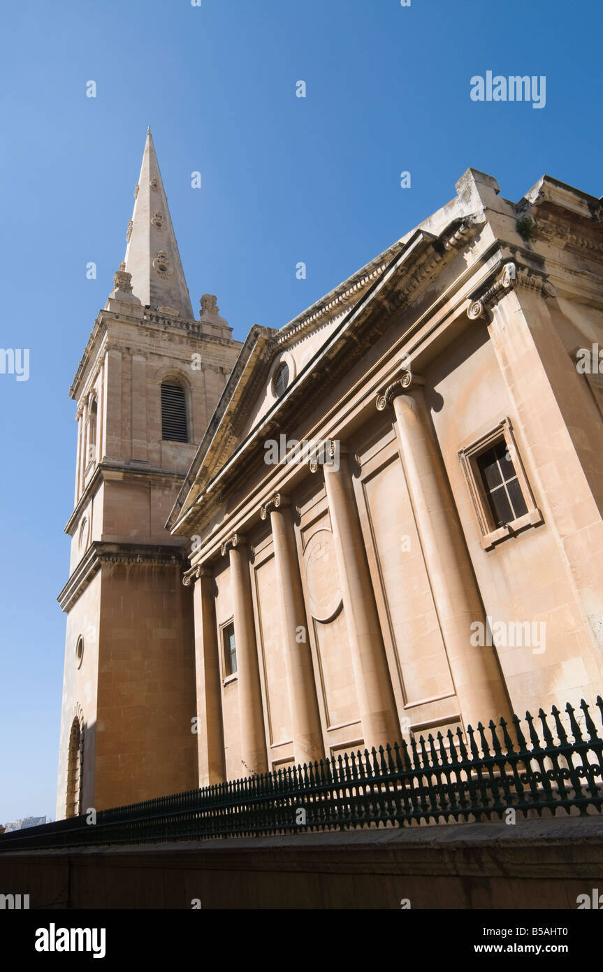 St. Pauls Pro-Cathedral (Anglican Cathedral), Valletta, Malta, Europe Stock Photo