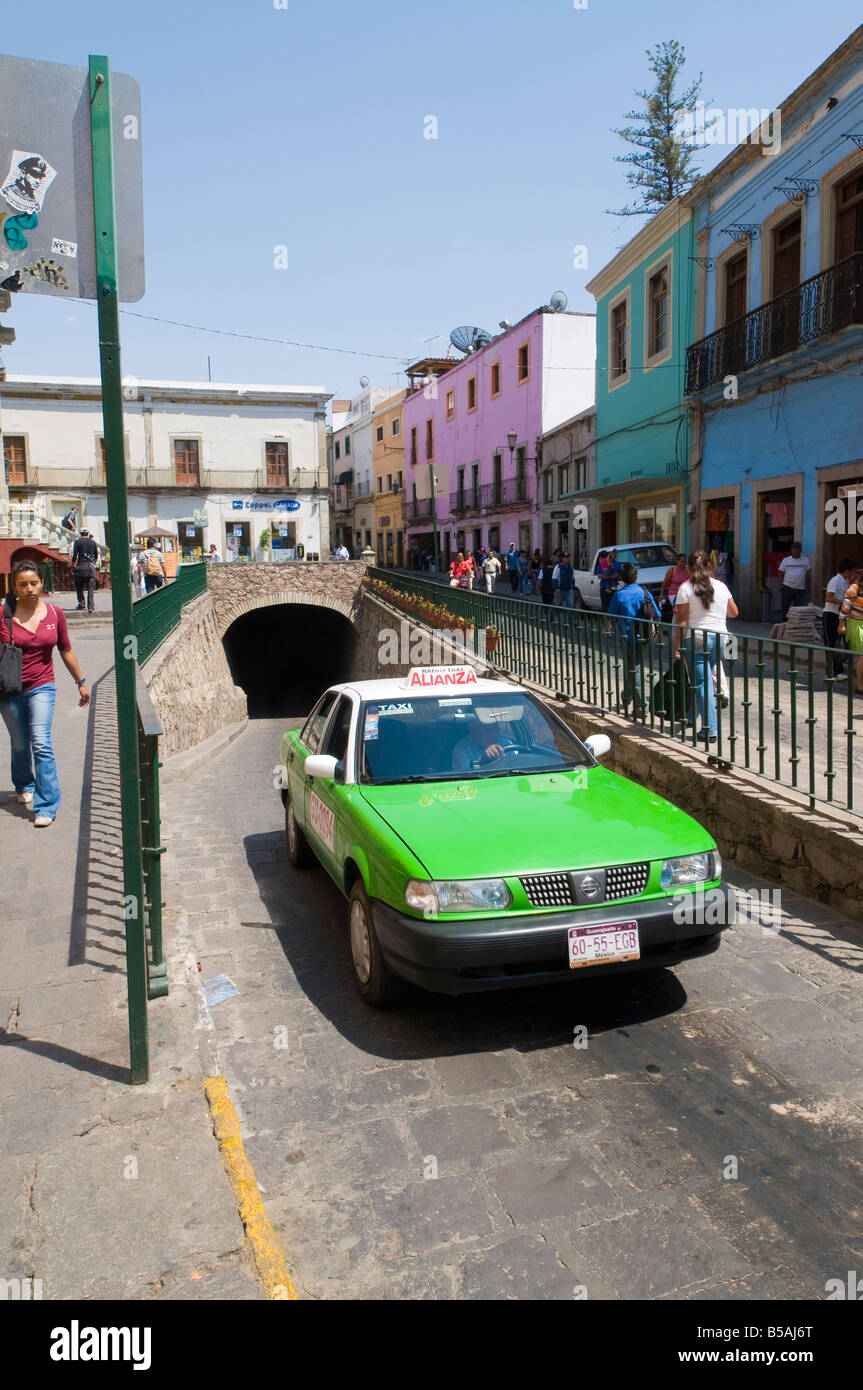 The famous tunnels of Guanajuato, a UNESCO World Heritage Site, Guanajuato State, Mexico, North America Stock Photo