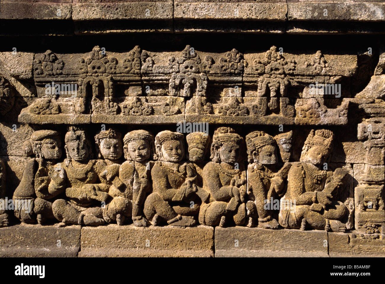 Buddhist Temple, Borobudur, UNESCO World Heritage Site, Java, Indonesia ...