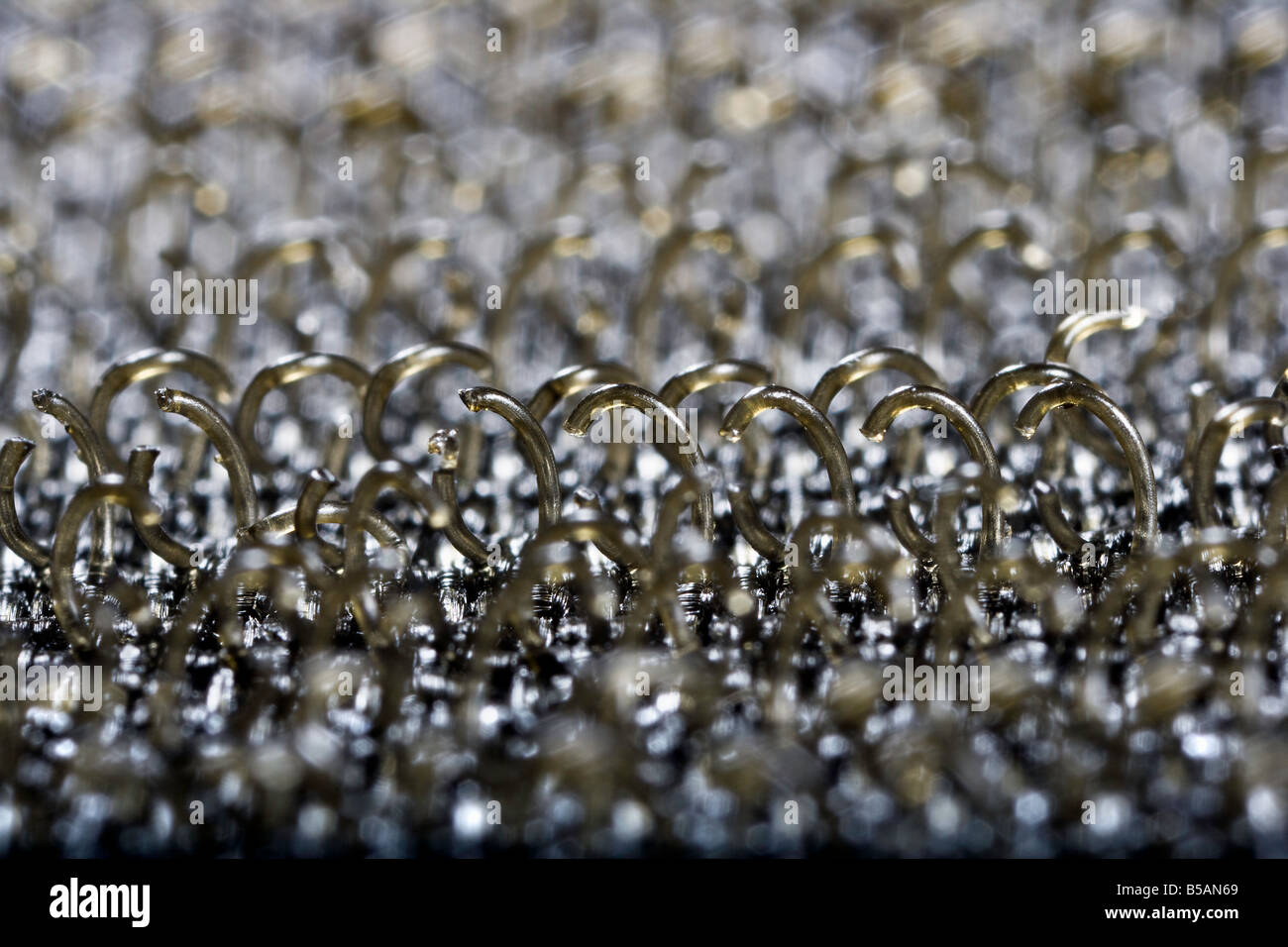 Extreme Close Up of Velcro Hooks Stock Photo - Alamy