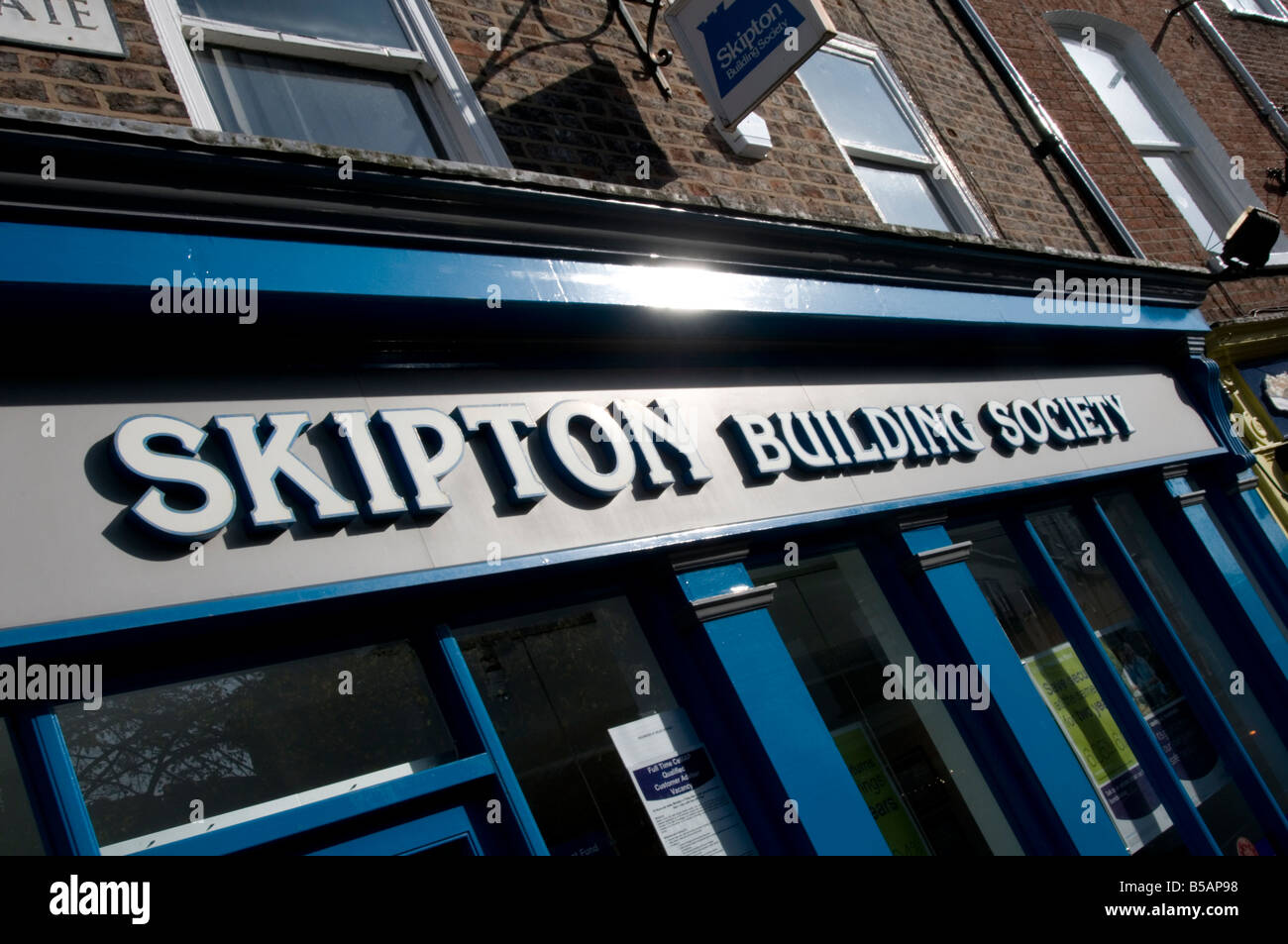 skipton building society bank banking mutual regional small Stock Photo