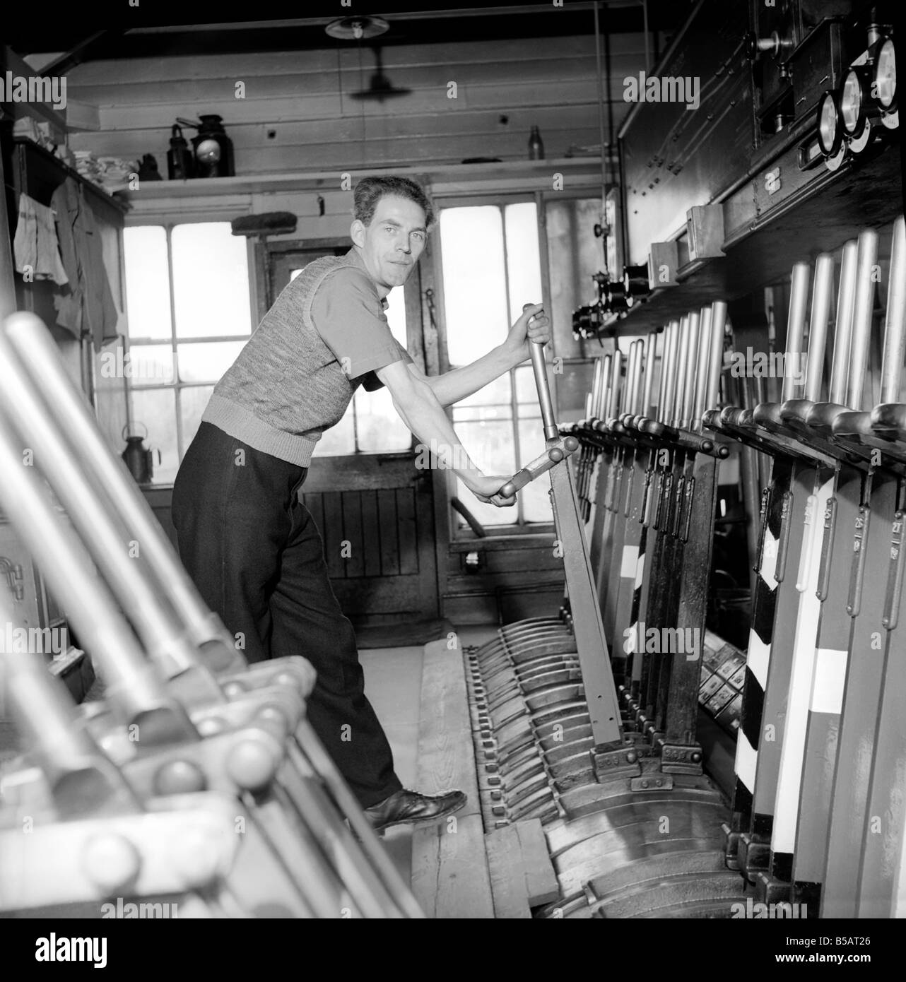 Railway Signalman High Resolution Stock Photography and Images Alamy
