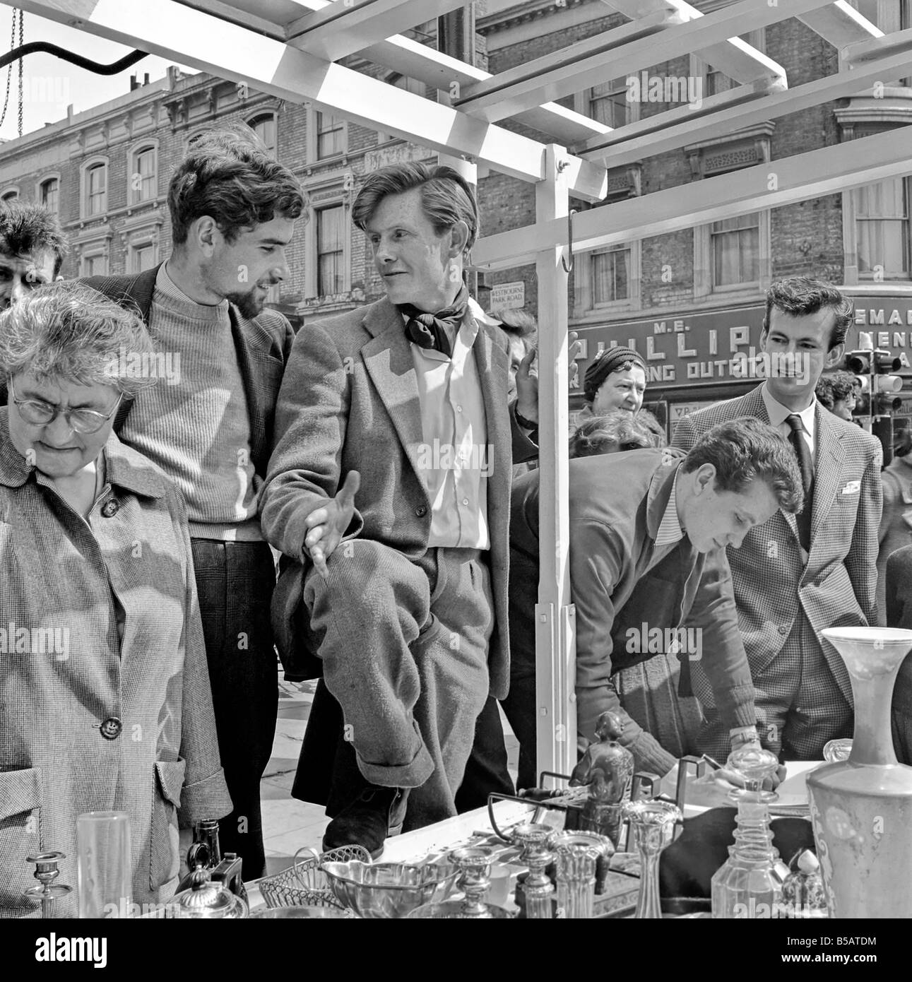 T.V. Barrow boys seen here at a unnamed London market John Fabian