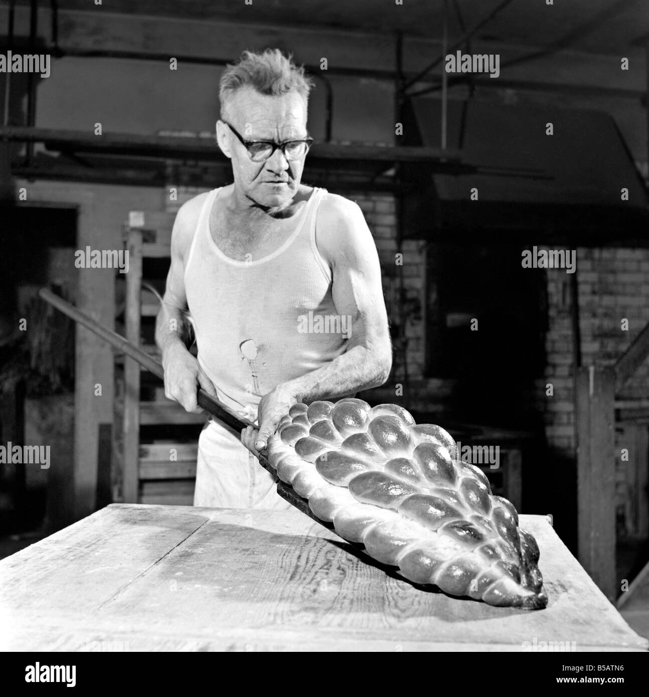 Occupation Baker Master baker John Nixey seen here creating