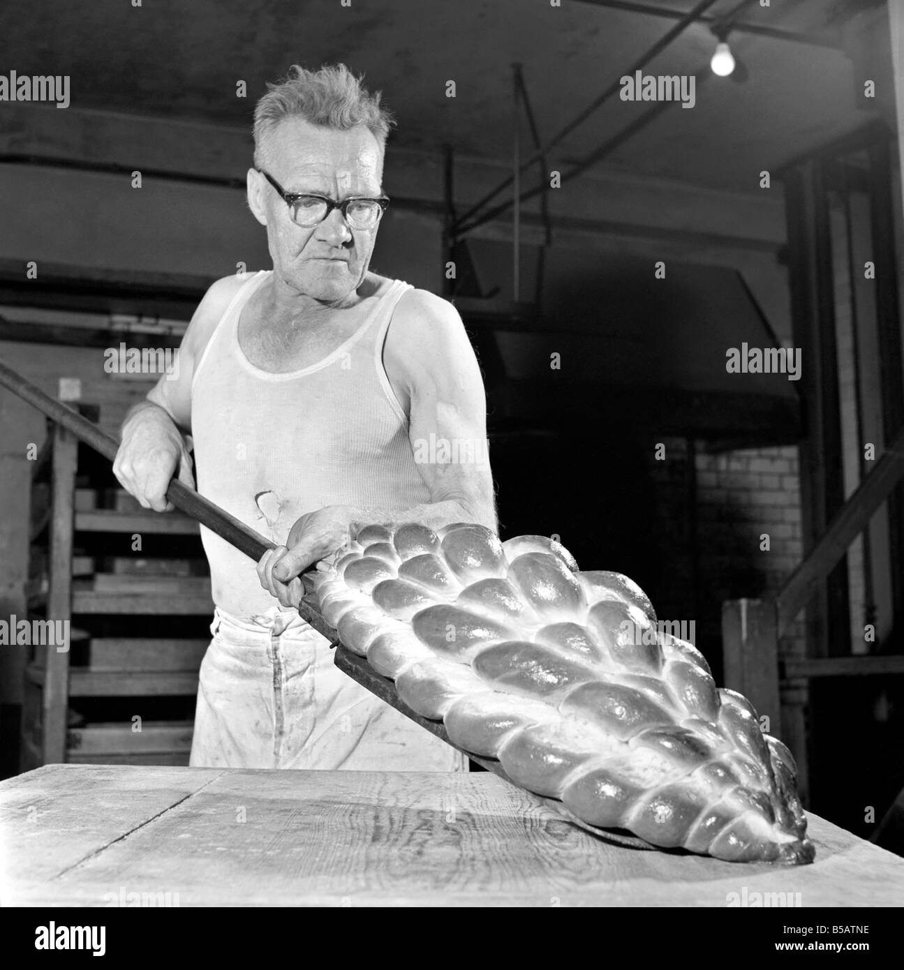 Occupation Baker Master baker John Nixey seen here creating