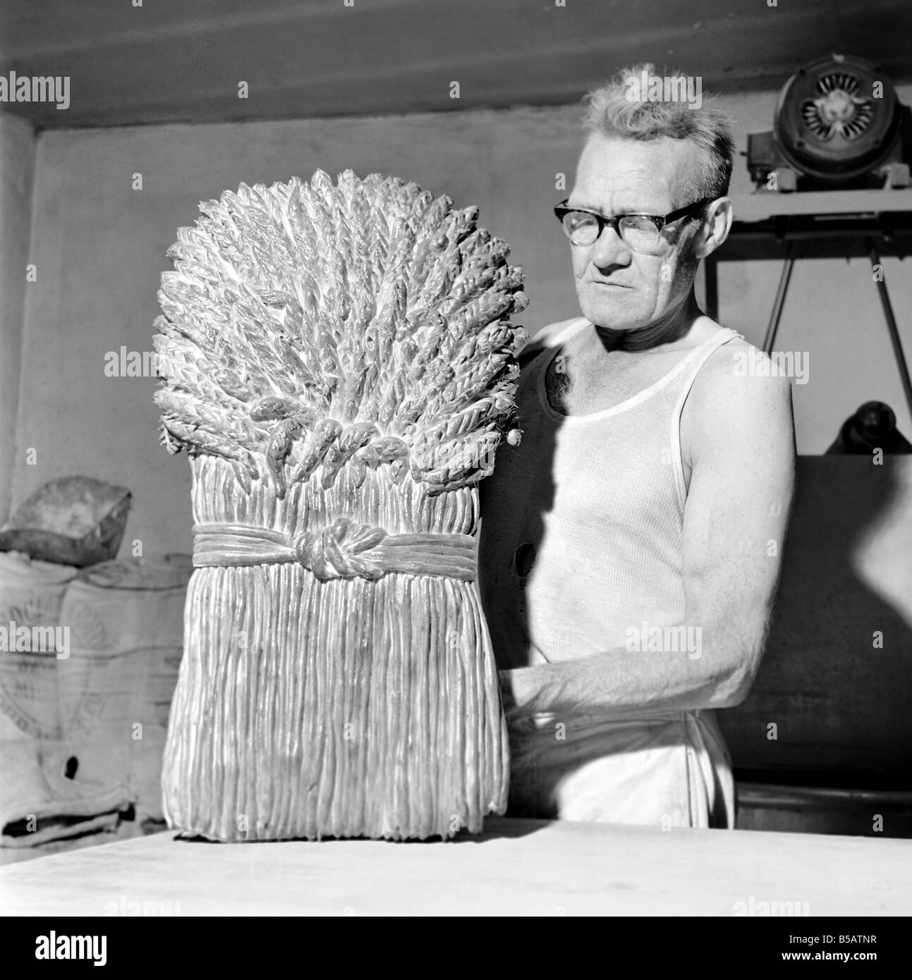 Occupation Baker Master baker John Nixey seen here creating
