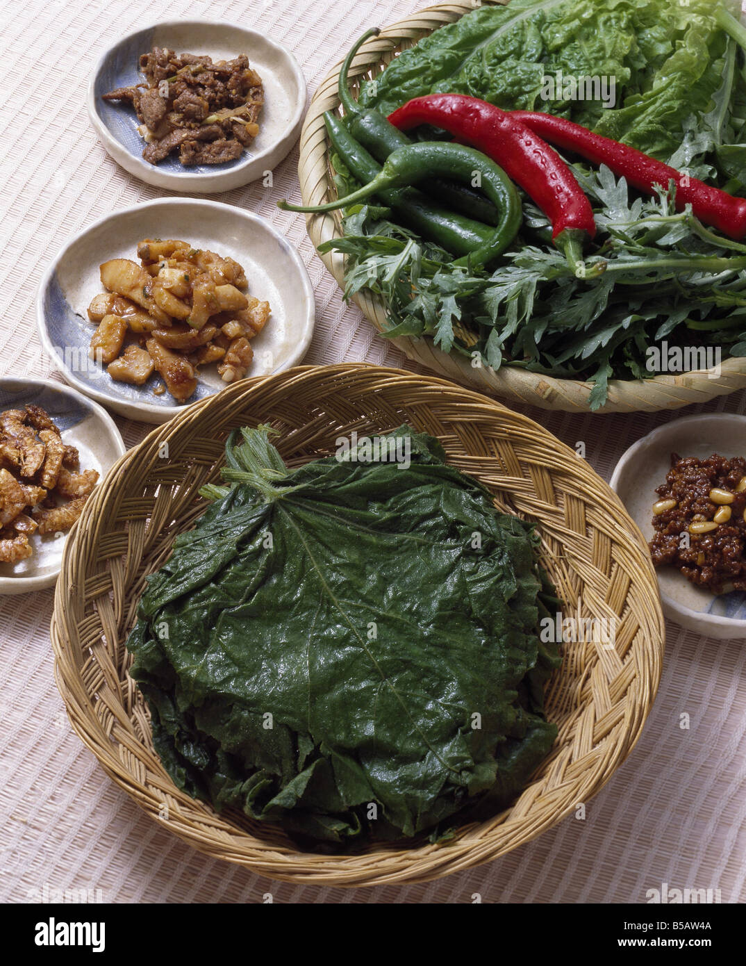 Korean Food Side Dish Stock Photo - Alamy