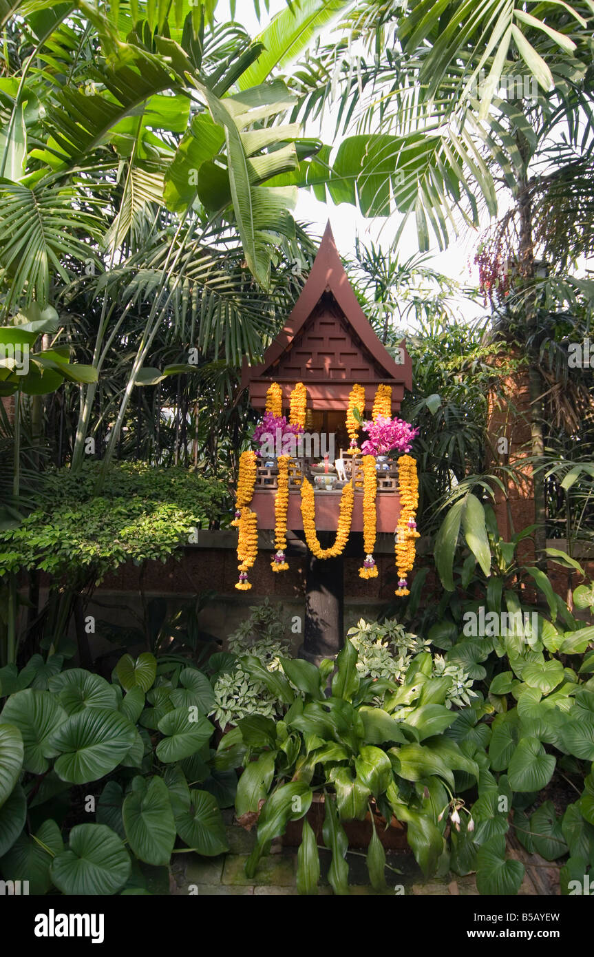 Spirit House at Jim Thompson's house, Bangkok, Thailand, Southeast Asia Stock Photo