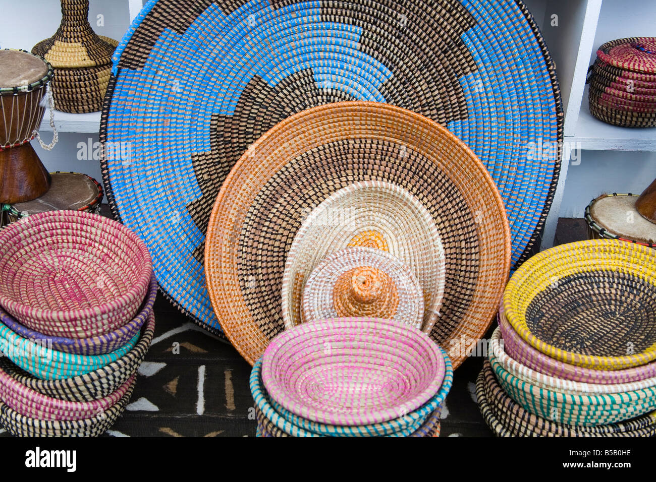 Local crafts, Willemstad, Curacao, Netherlands Antilles, West Indies