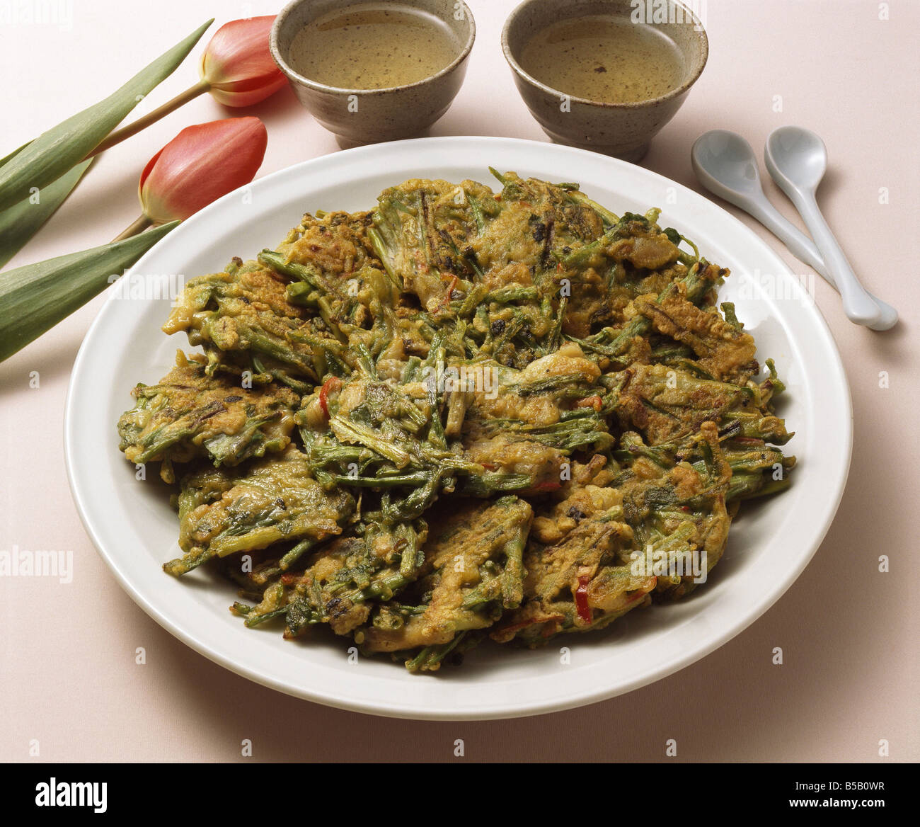 Korean Panfried Food Stock Photo - Alamy