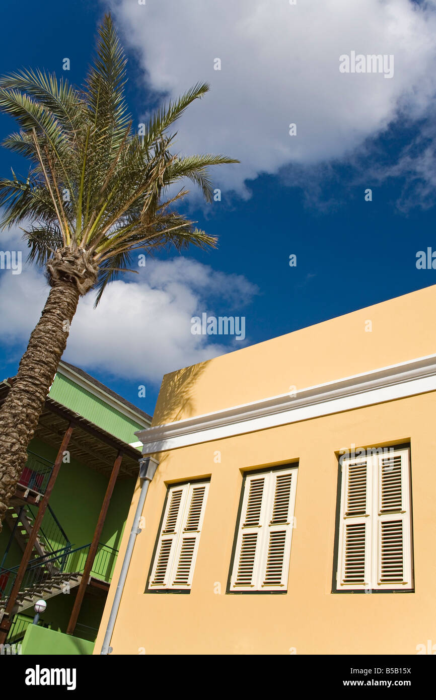 Riffort Shopping Complex, Willemstad, Curacao, Netherlands Antilles, West Indies, Caribbean, Central America Stock Photo