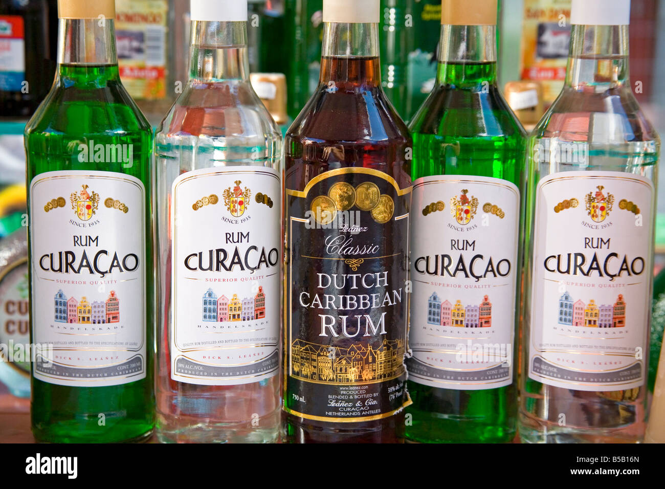 Curacao Rum Bottles, Willemstad, Curacao, Netherlands Antilles, West
