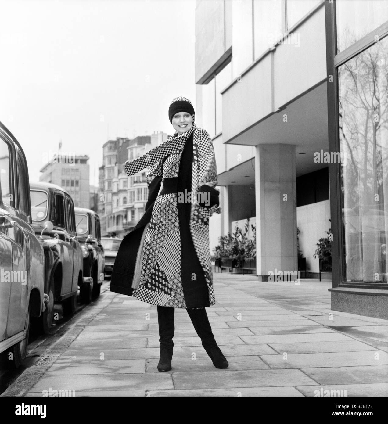 Japanese model fashion show Black and White Stock Photos