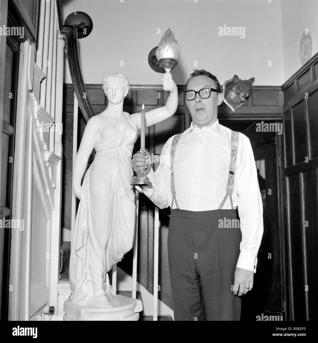 Eric Morecambe seen here at home. 1963 Stock Photo - Alamy