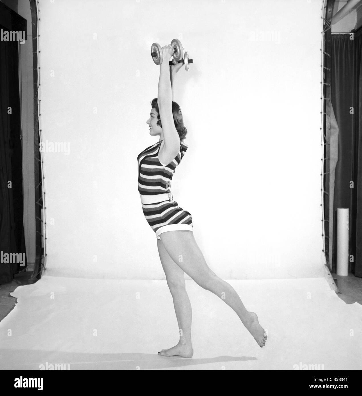 Woman and exercise 1960s hires stock photography and images Alamy