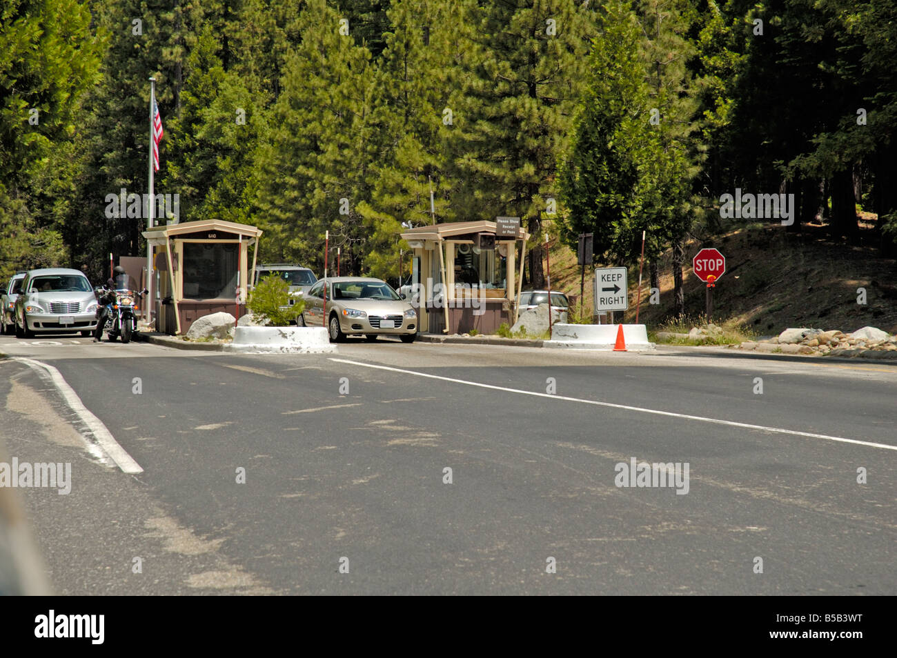 Yosemite National Park Entrance Stock Photo Alamy