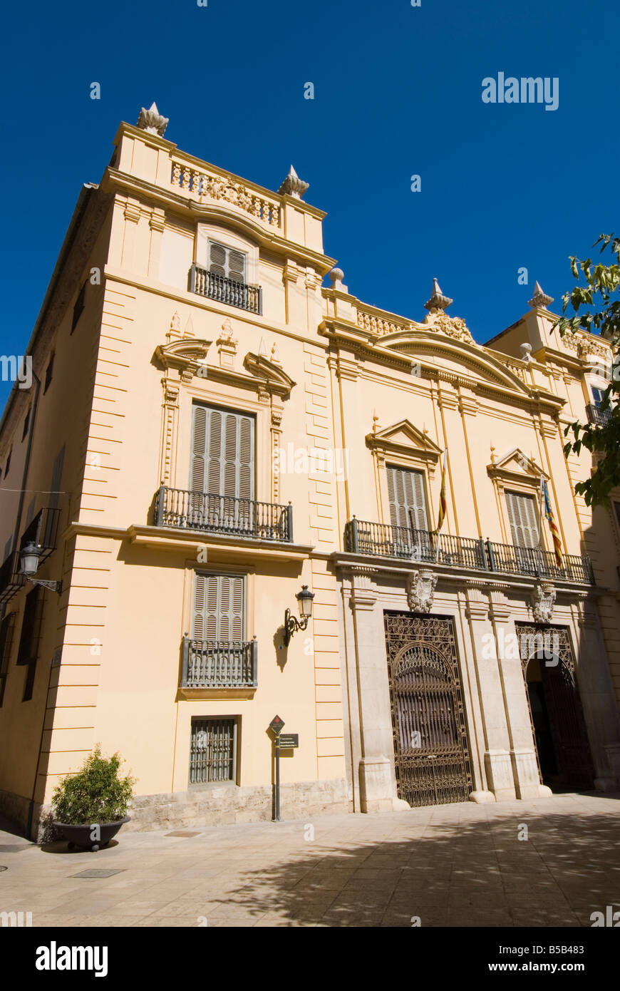 City museum Museo de la Ciudad Palacio del Marques de Campo in the historical city centre of Valencia Spain Stock Photo