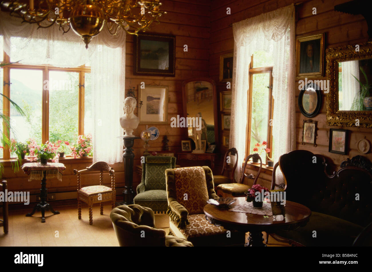 Interior Of Grieg S House Troldhausen Norway Scandinavia