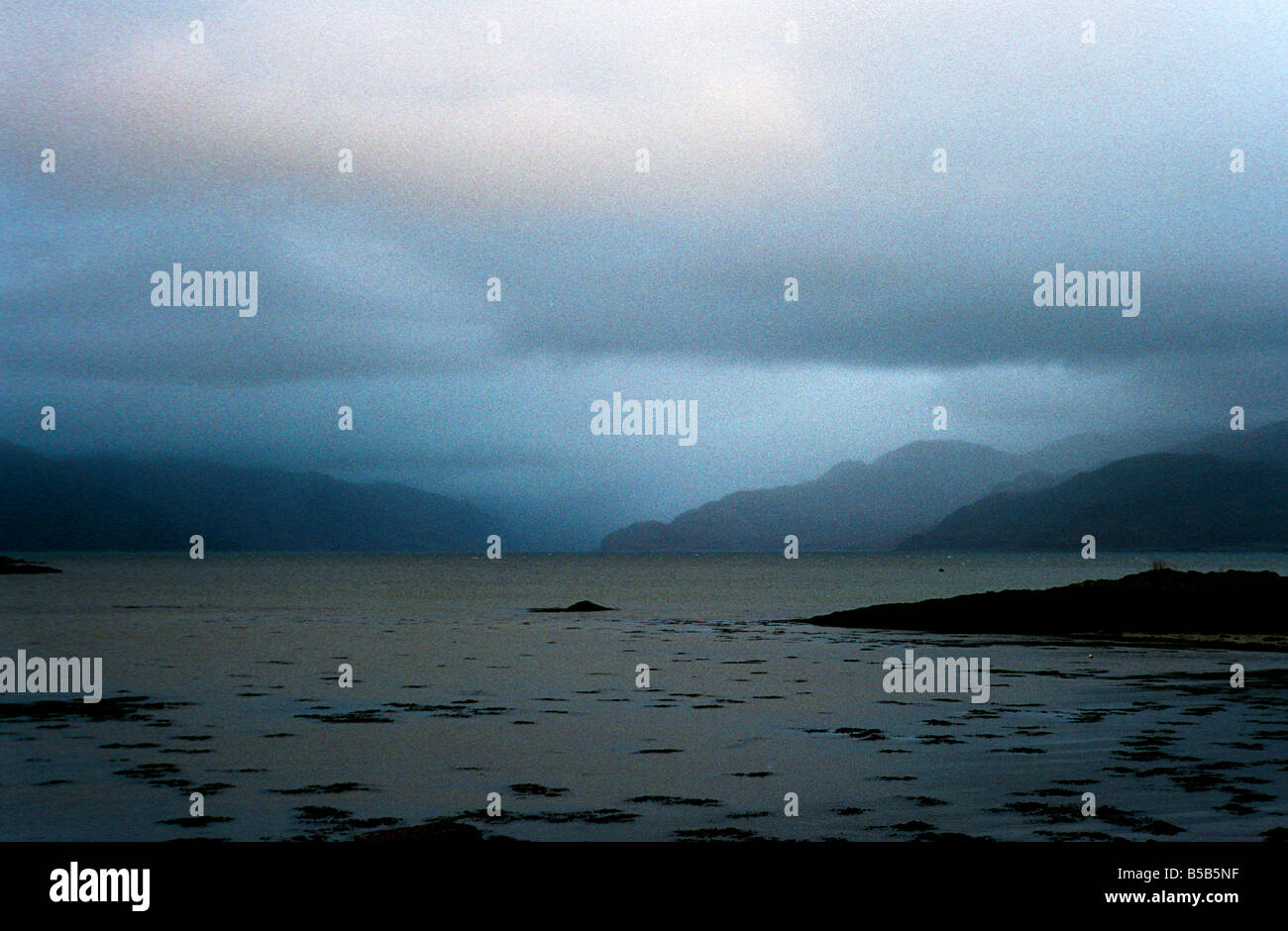 Knoydart from Camus Cross, Isle of Skye, Scotland Stock Photo Alamy