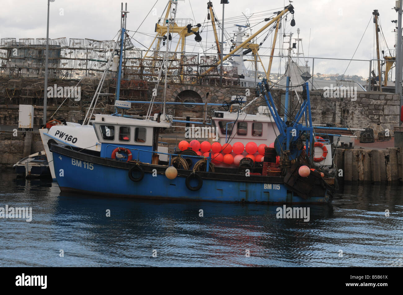 Torquay fishing boats hires stock photography and images Alamy