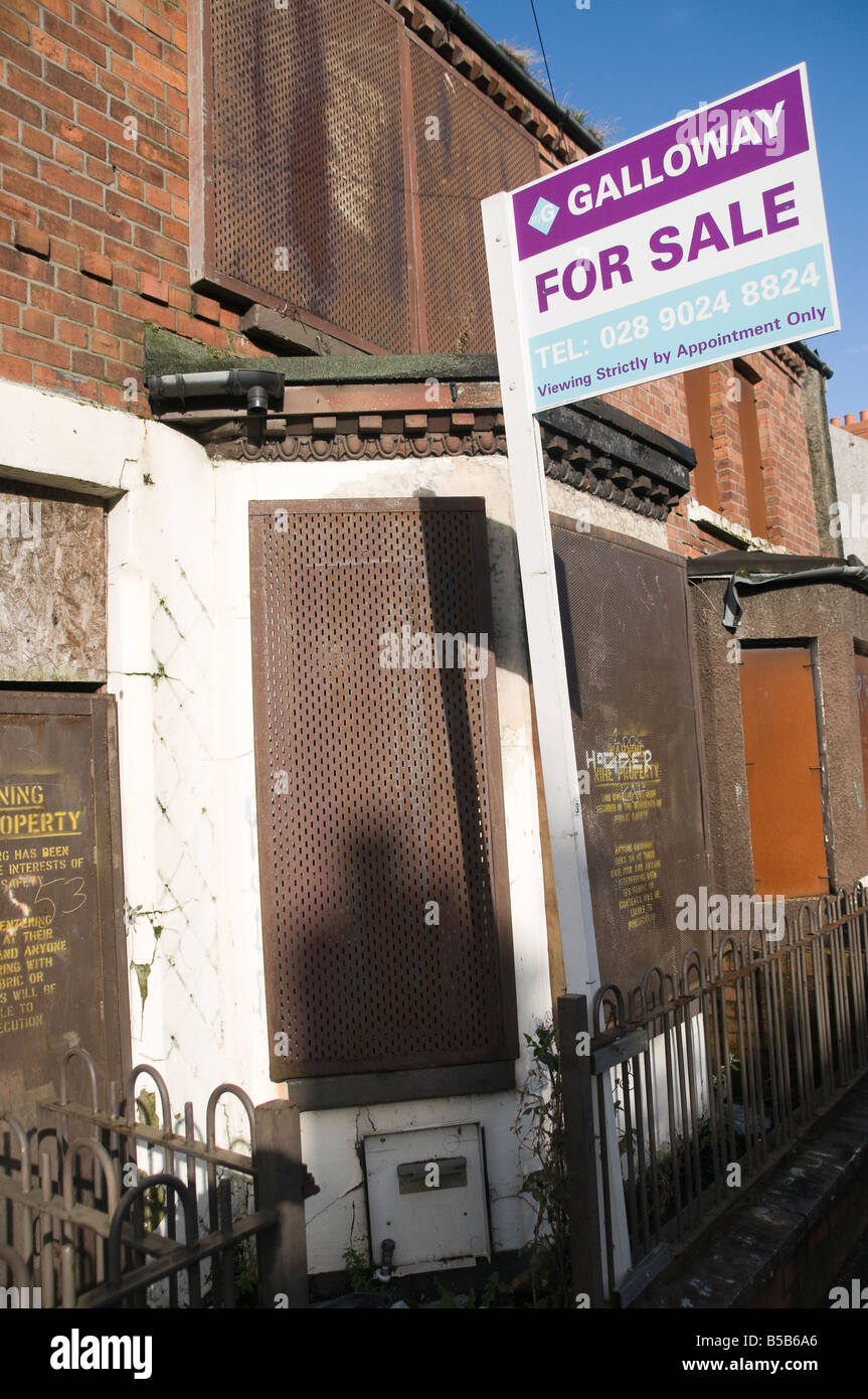 Street boarded up derelict houses hires stock photography and images Alamy