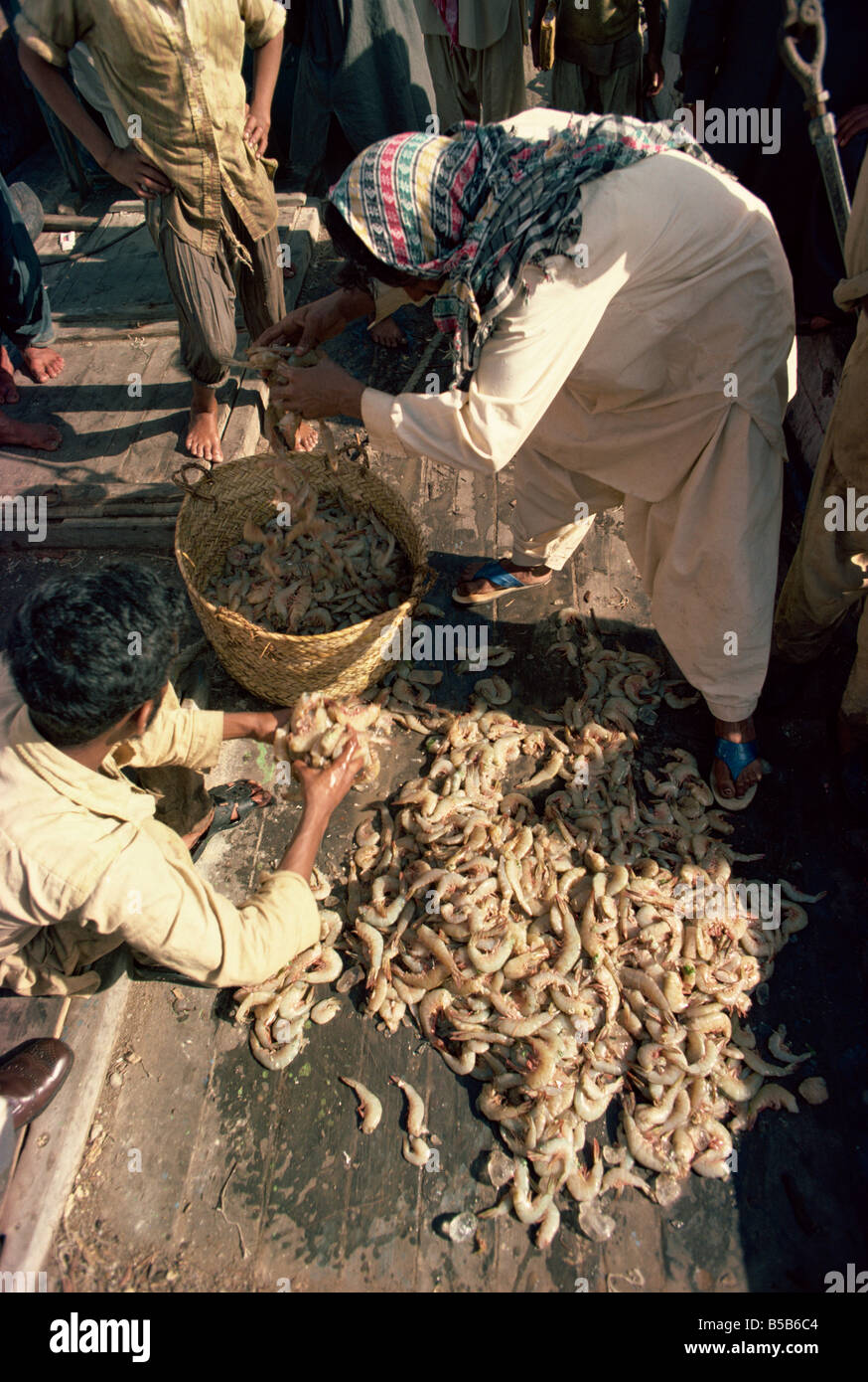 Fish market Karachi Pakistan Asia Stock Photo Alamy