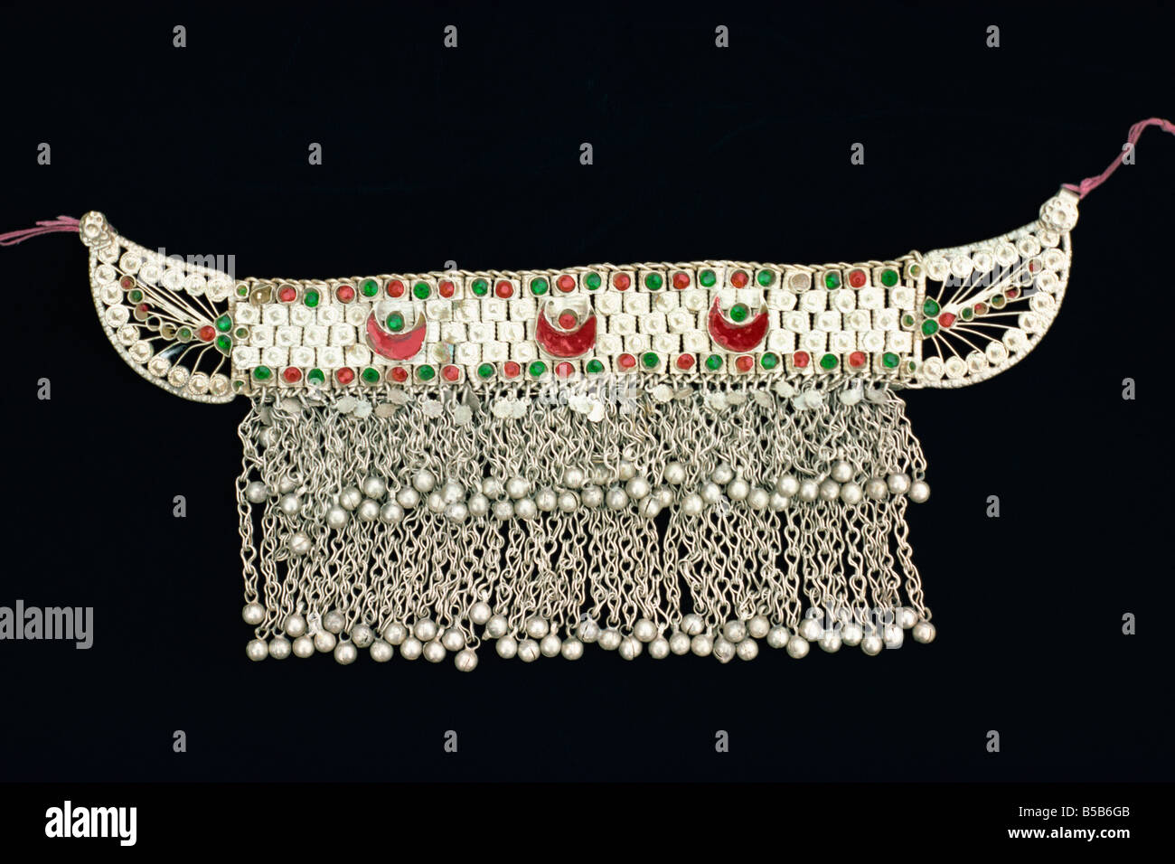 Siri necklace from the North West Frontier Province Pakistan Asia Stock Photo