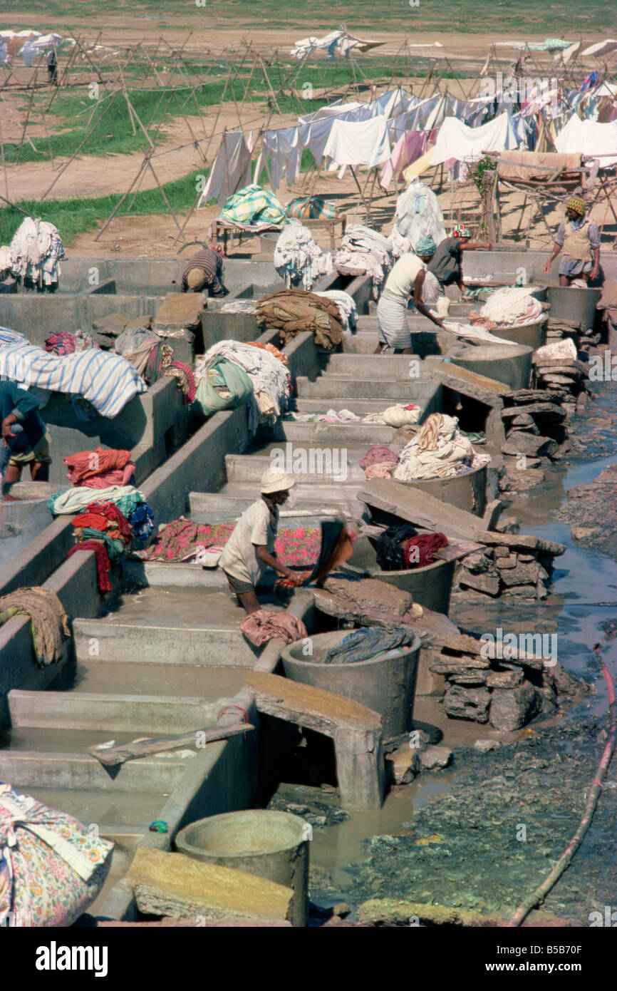 Laundry Karachi Pakistan Asia Stock Photo Alamy
