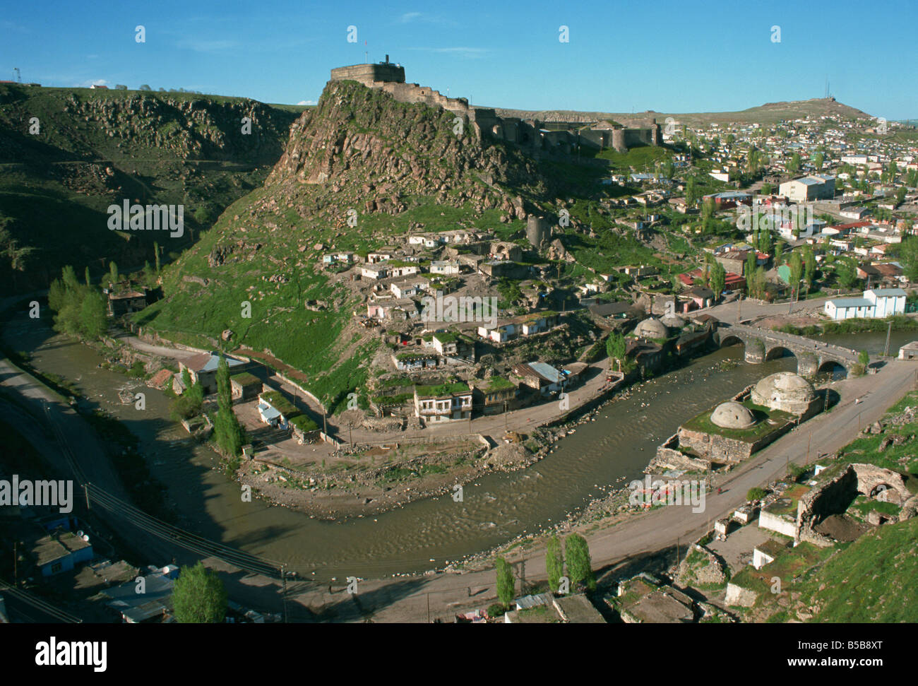 Castle Kalesi Kars north east Anatolia Turkey Asia Minor Eurasia Stock