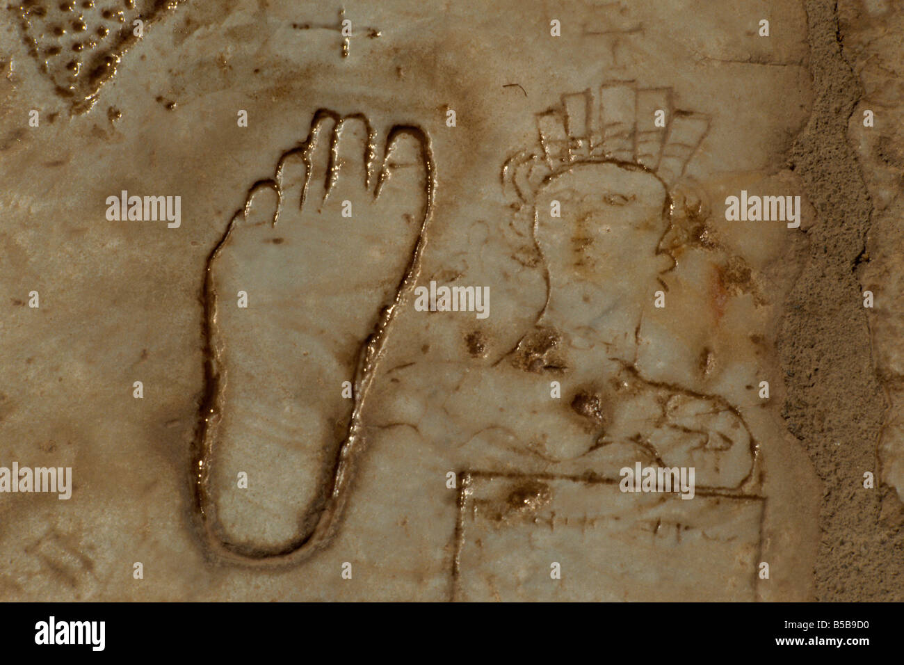 The brothel sign, Ephesus, Anatolia, Turkey Minor, Eurasia Stock Photo