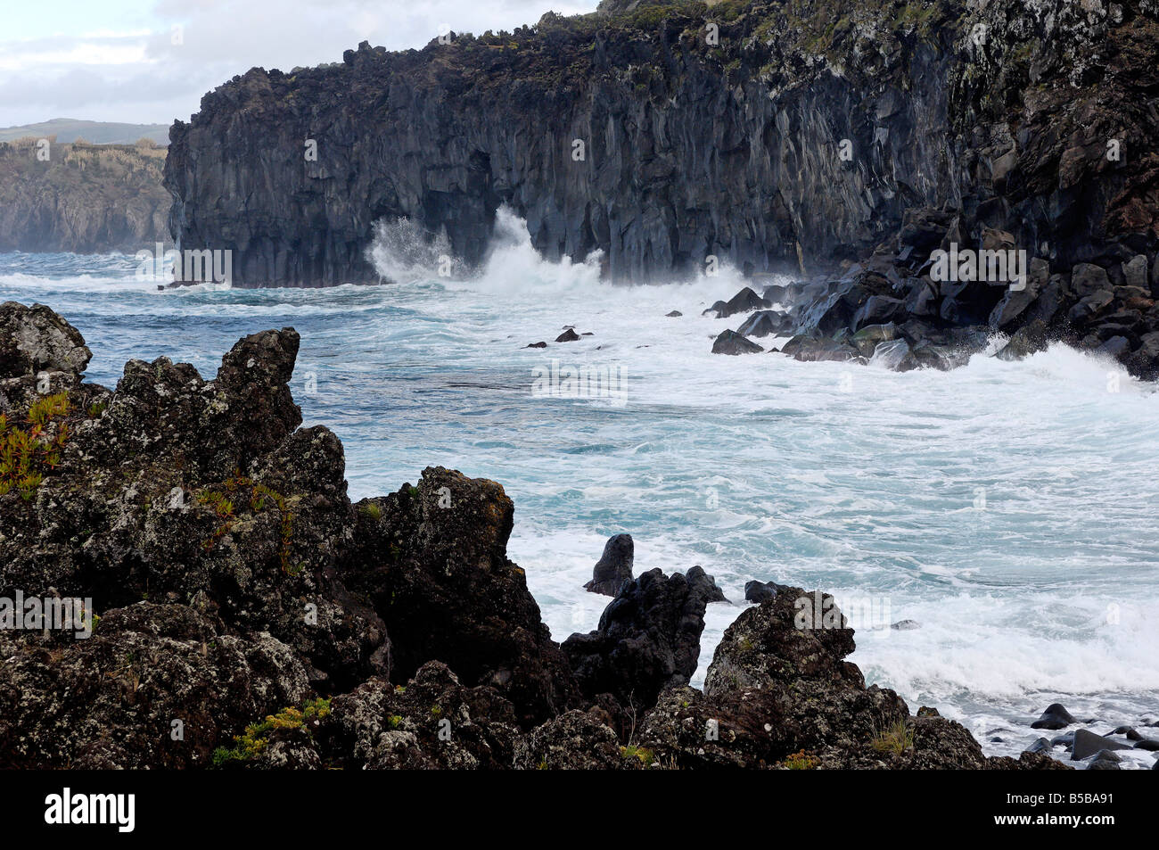 Biscoitos coast, Terceira Island, Azores, Portugal, Atlantic, Europe Stock Photo