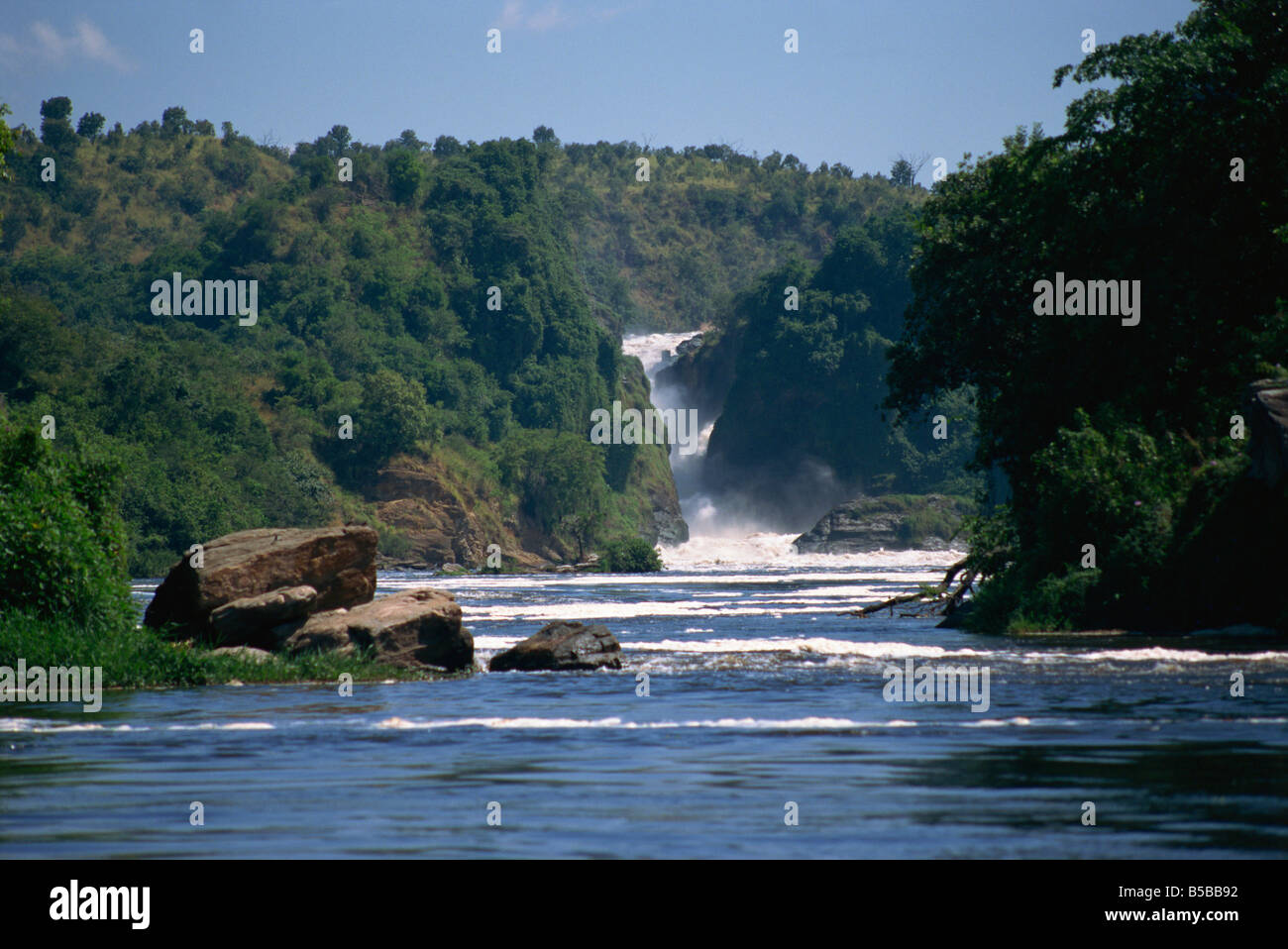 Murchison Falls Murchison Falls National Park Uganda East Africa Africa Stock Photo