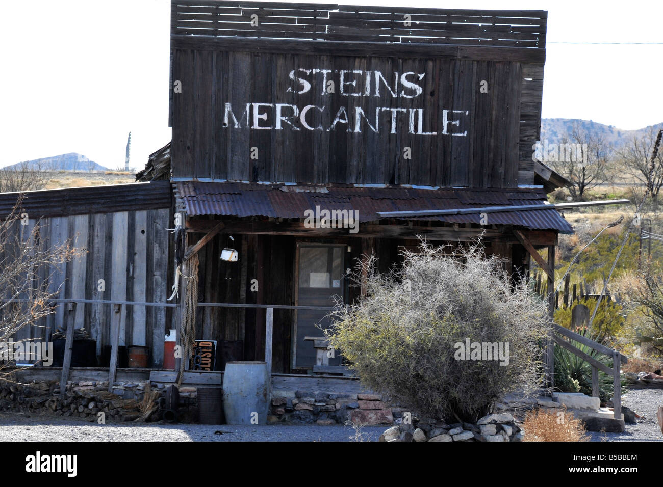 Steins Mercantile, a tiny ghost town along the I10 just passed the state line between Arizona
