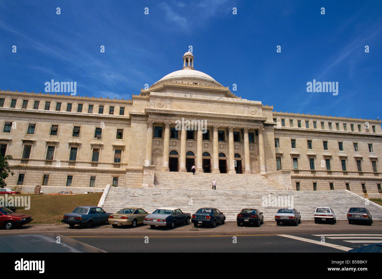 The Capitol a 1920s legislature building in San Juan Puerto Rico West Indies Caribbean Central America Stock Photo