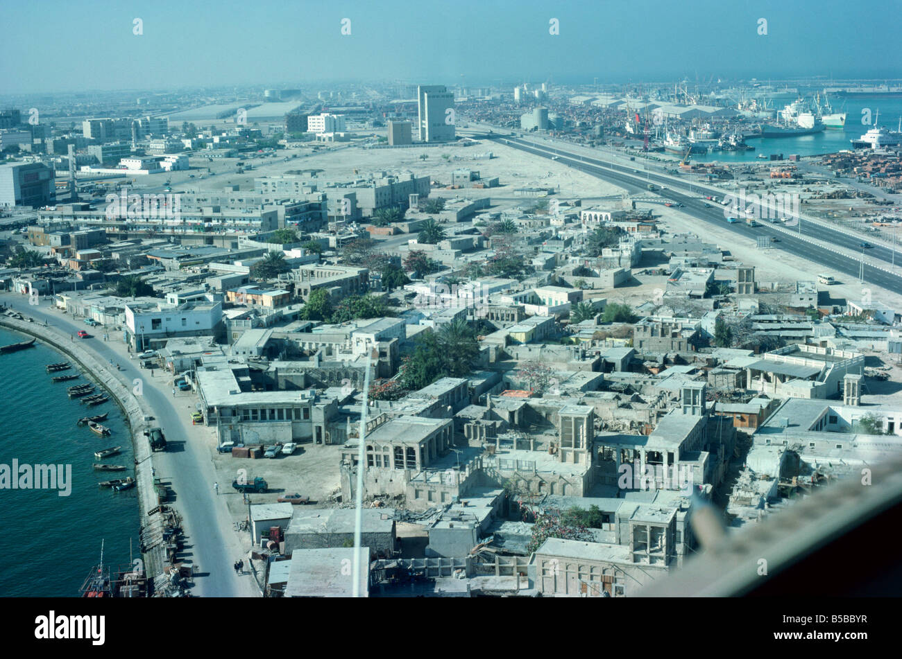 Aerial shot of Dubai United Arab Emirates Middle East Stock Photo Alamy