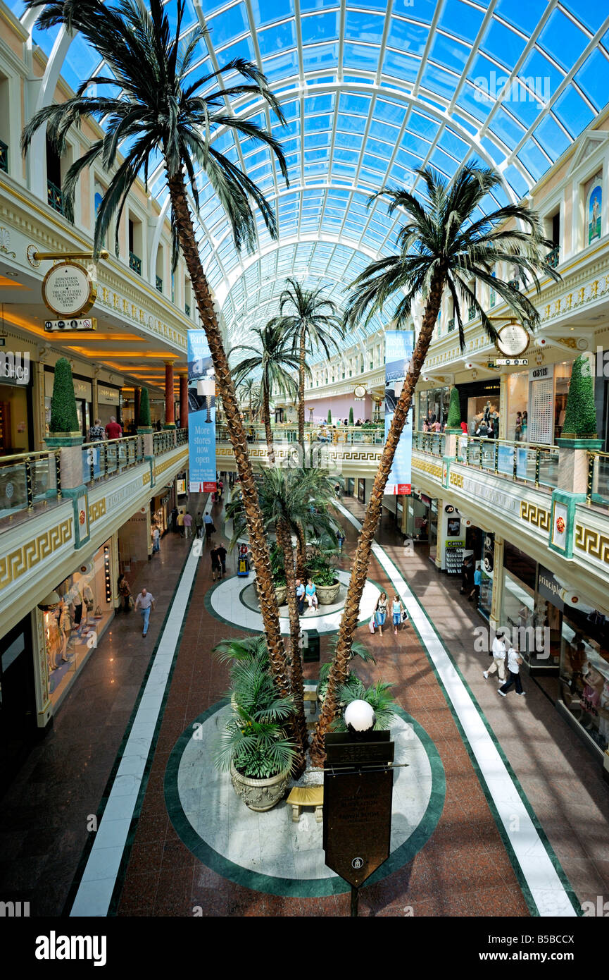 Shopping mall at The Trafford Centre, Manchester, England, Europe Stock Photo